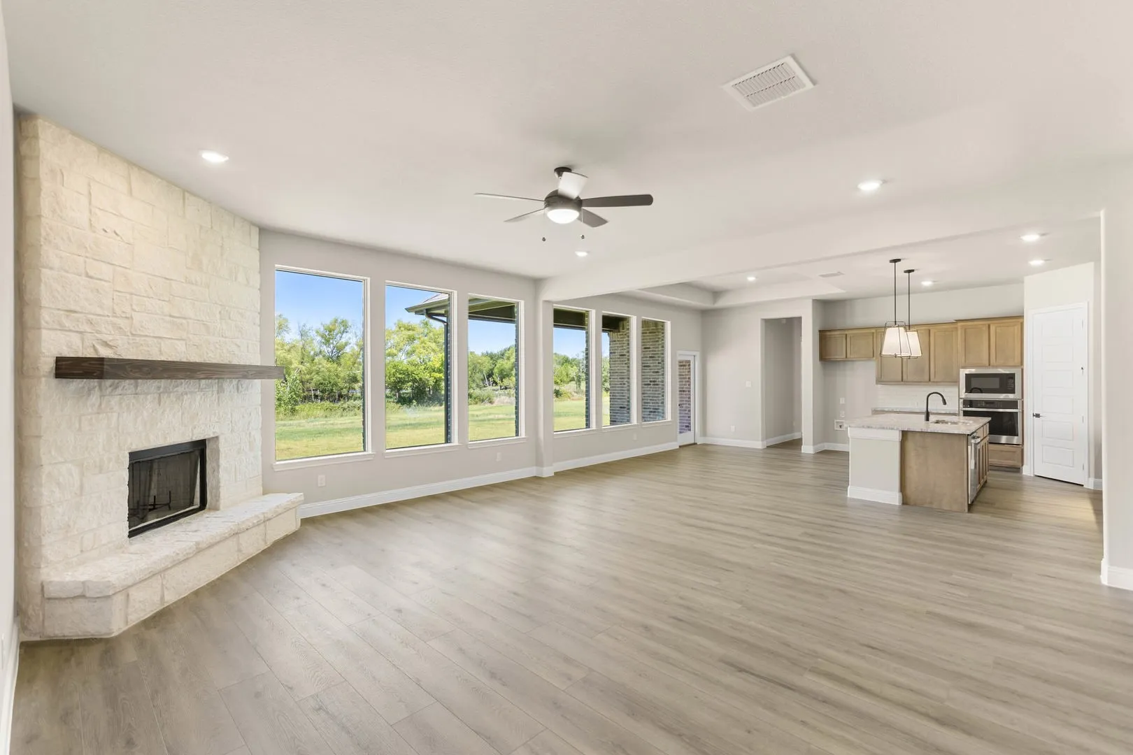 DFW-Mockingbird Hills-Concept 2623-23 Old Crow Road-Living Room-Risewell Homes-1