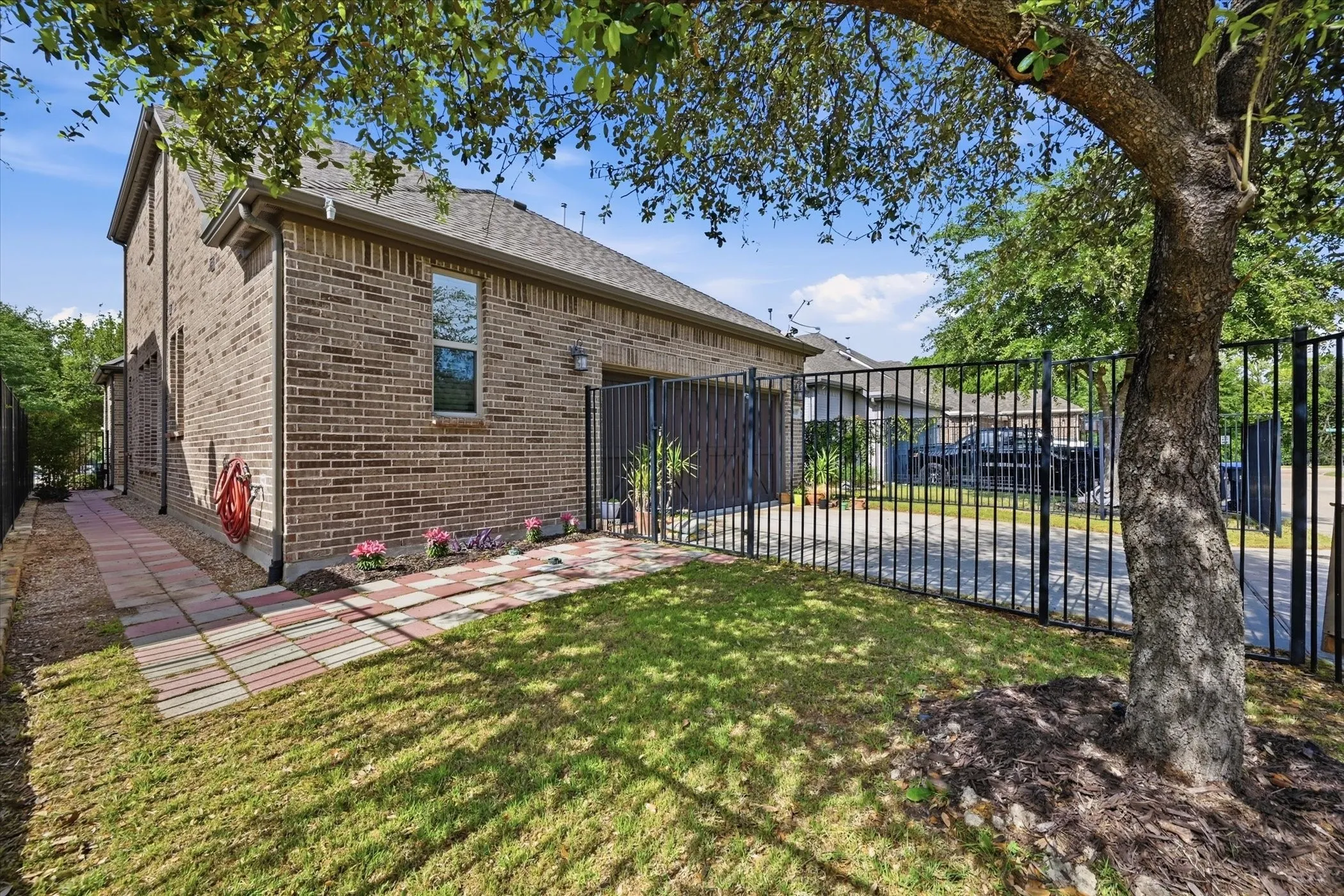 Small Grassy Area in the Backyard is Perfect for Pets or Play