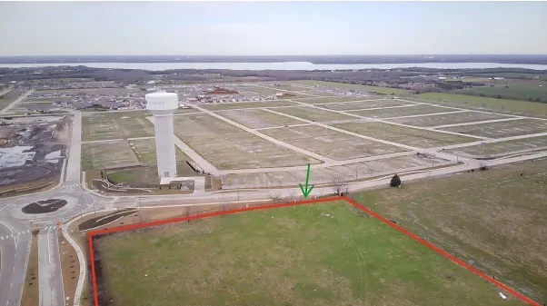 LAKE LAVON IN THE DISTANCE