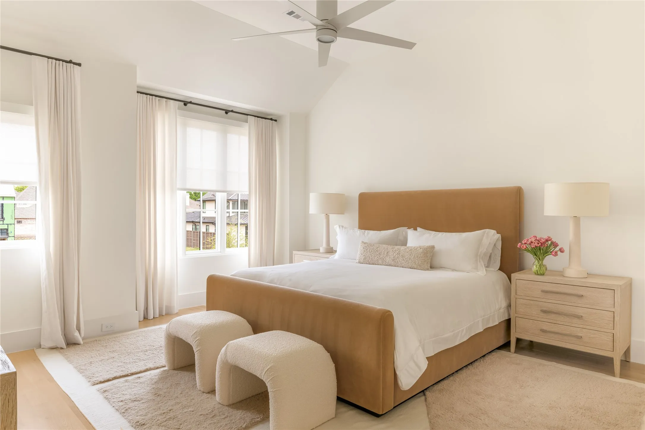 Ensuite bedroom with walk-in closet