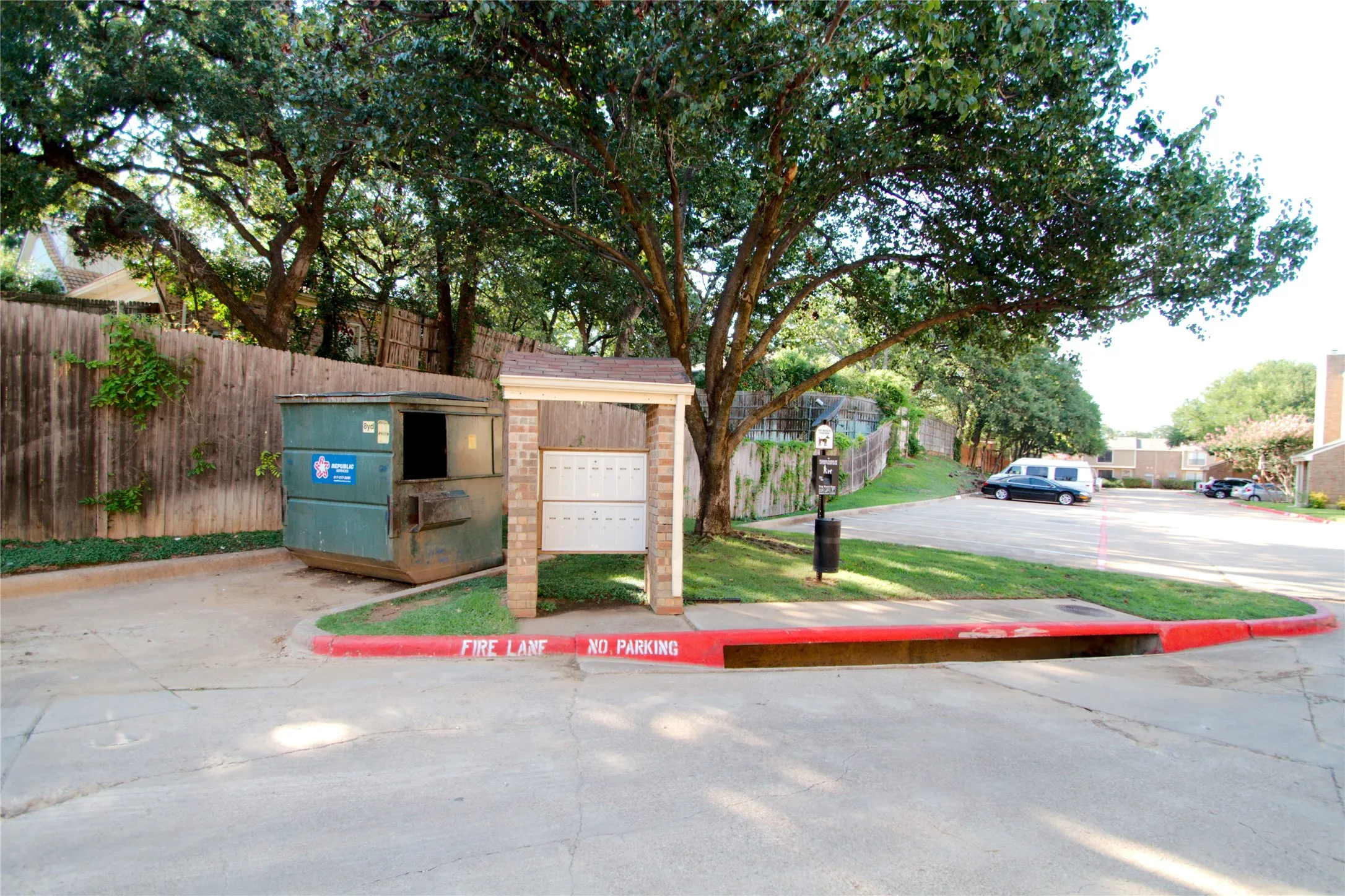 Mailbox area