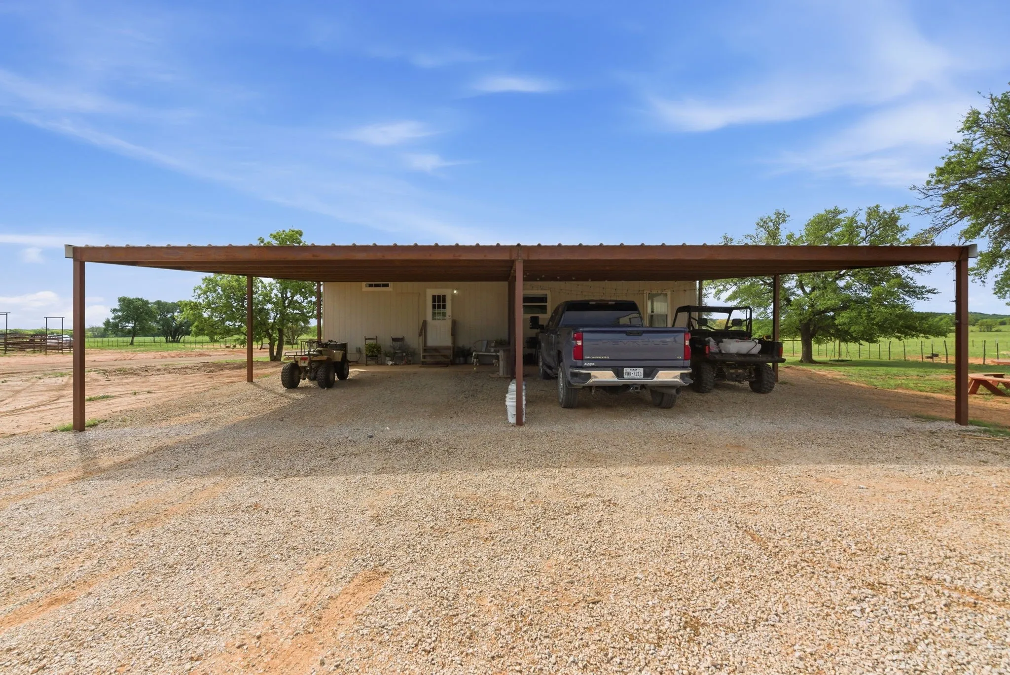 Carport Behind House #1