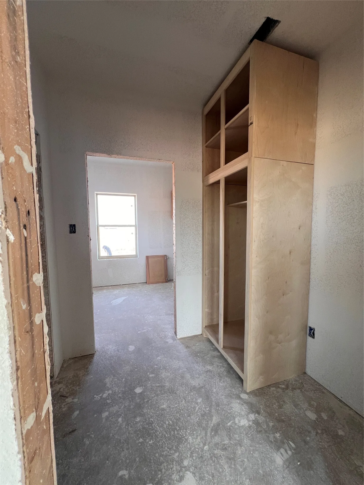 Storage room off laundry room