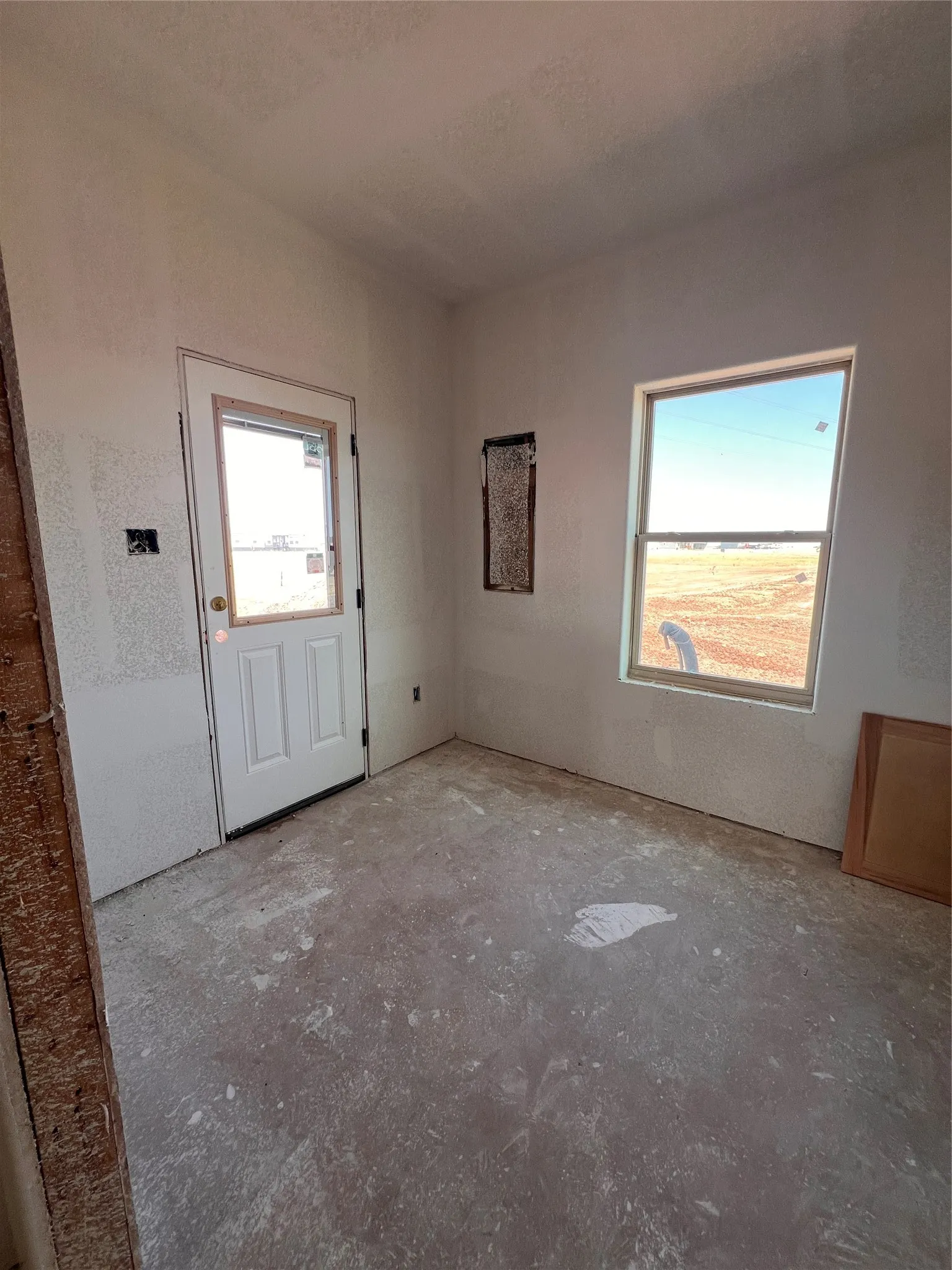 Back entry off carport into laundry room