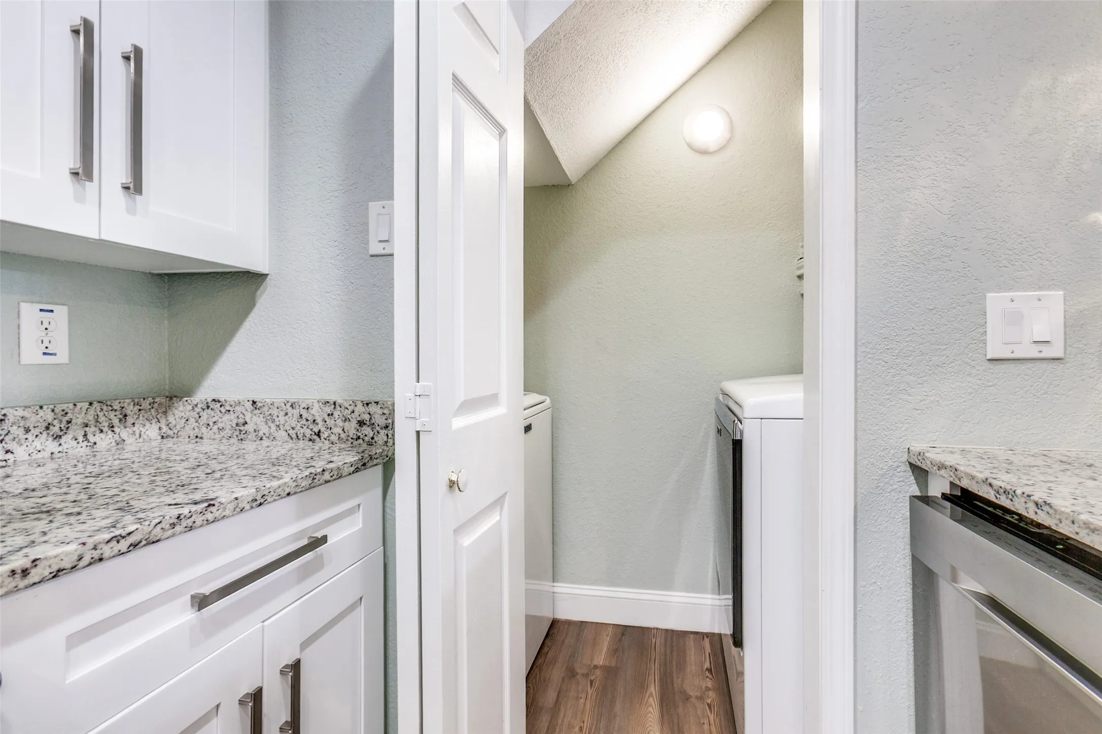View of laundry room in kitchen