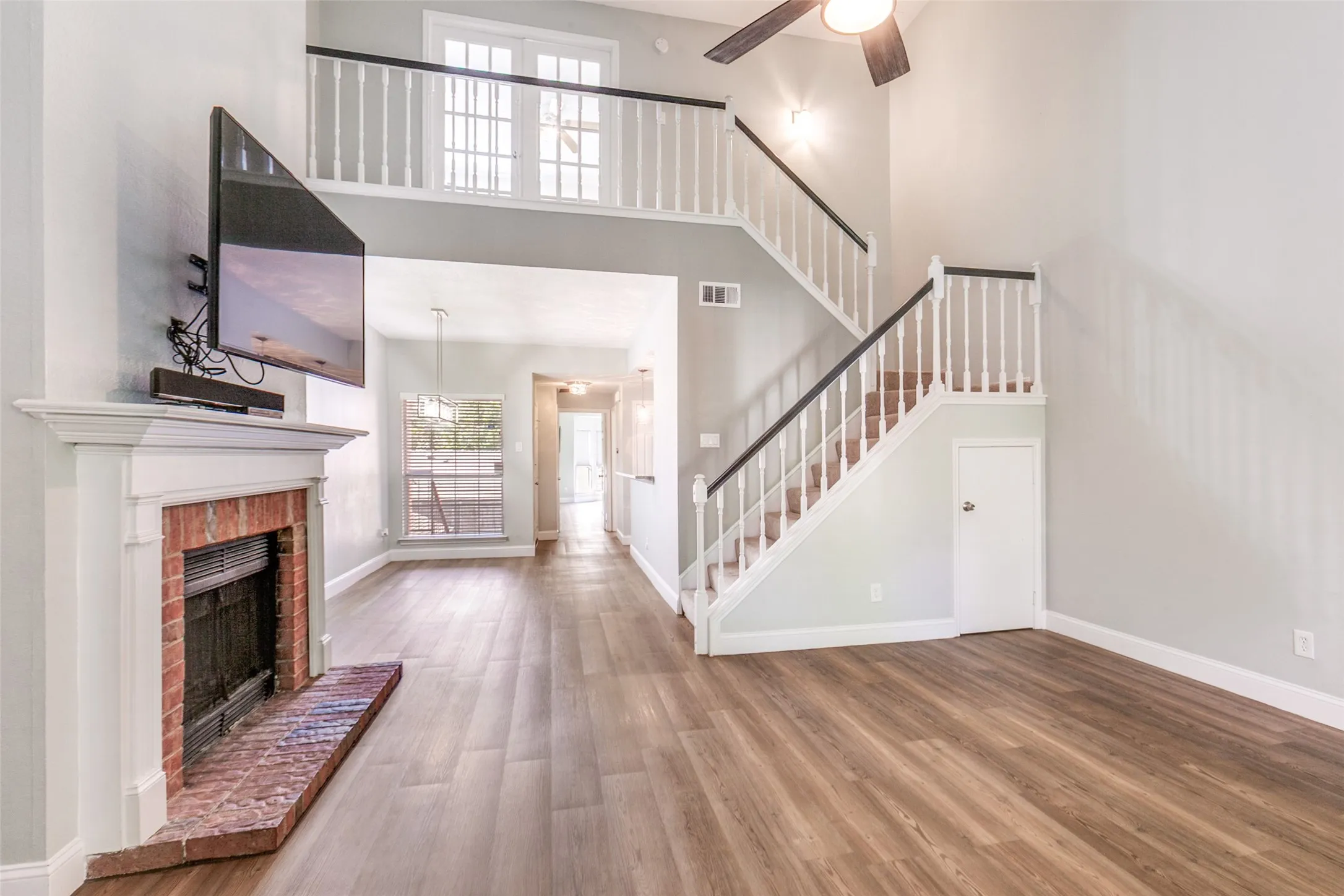 View of upstairs secondary bedroom or office