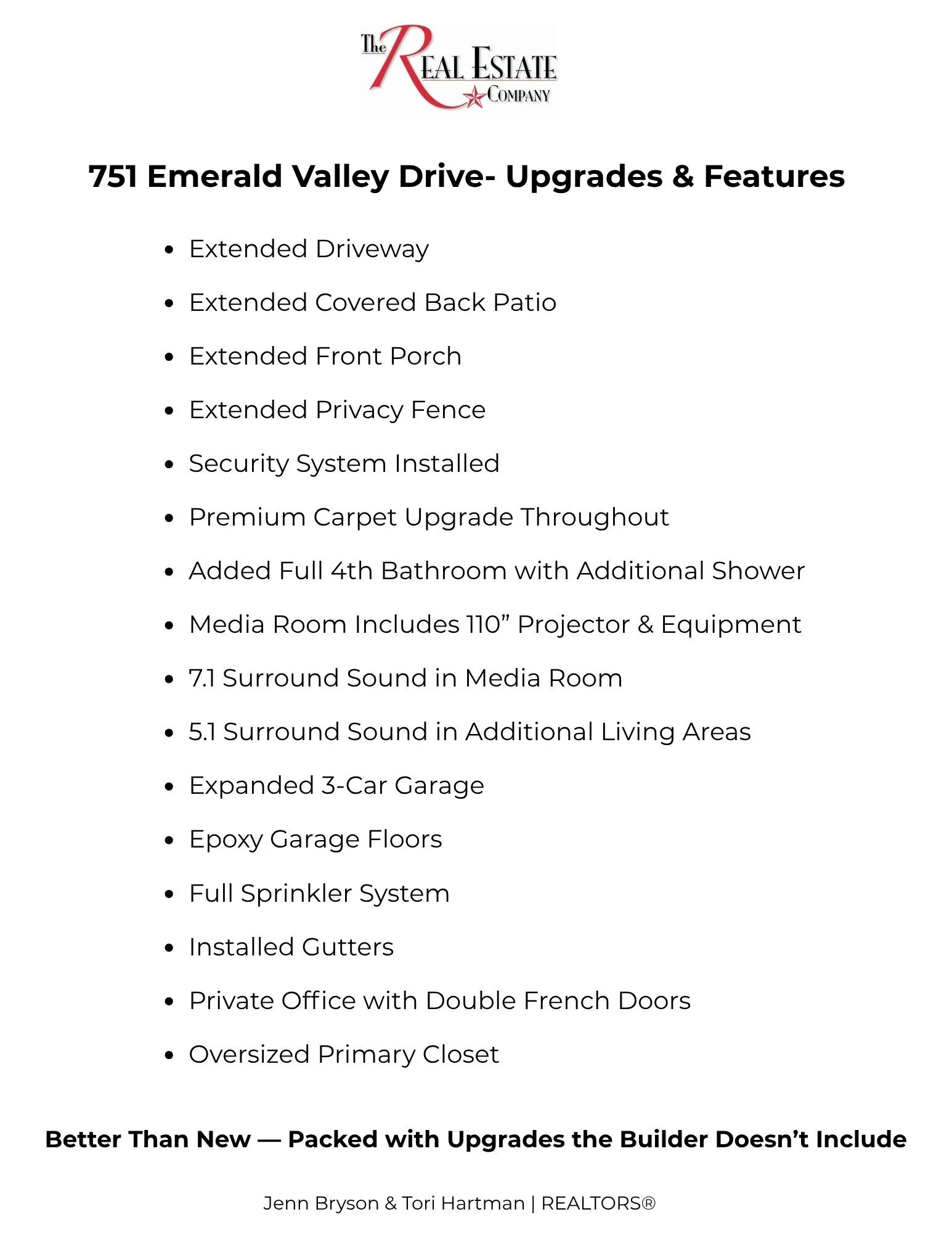Upgrades & Features