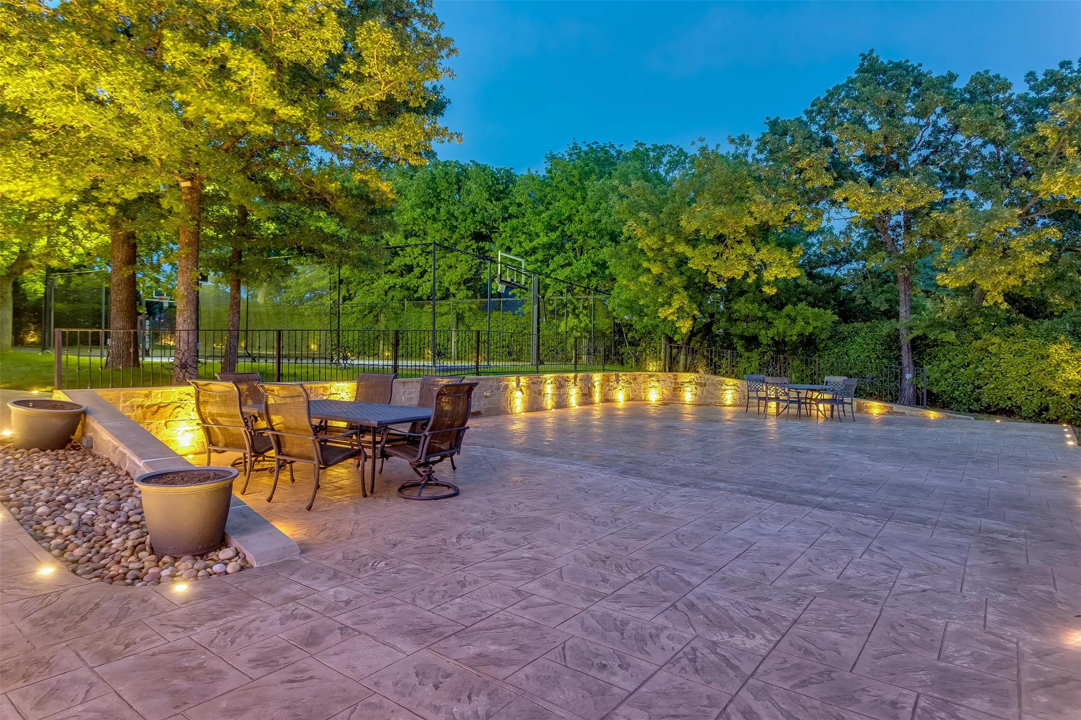 A patio large enough for your DJ, bartender, and dance floor!