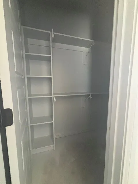 bedroom walk in closet