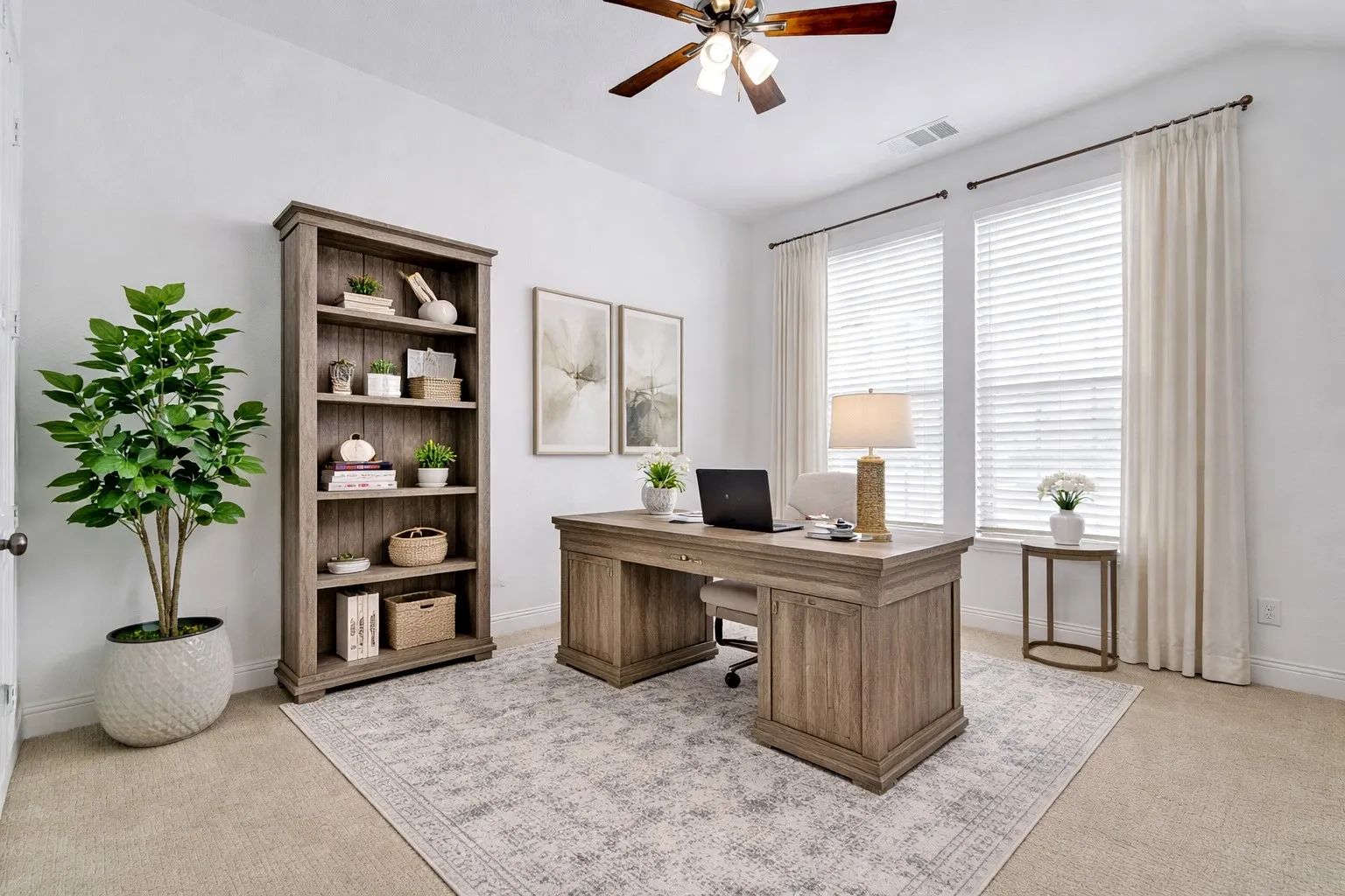 Staged Office
