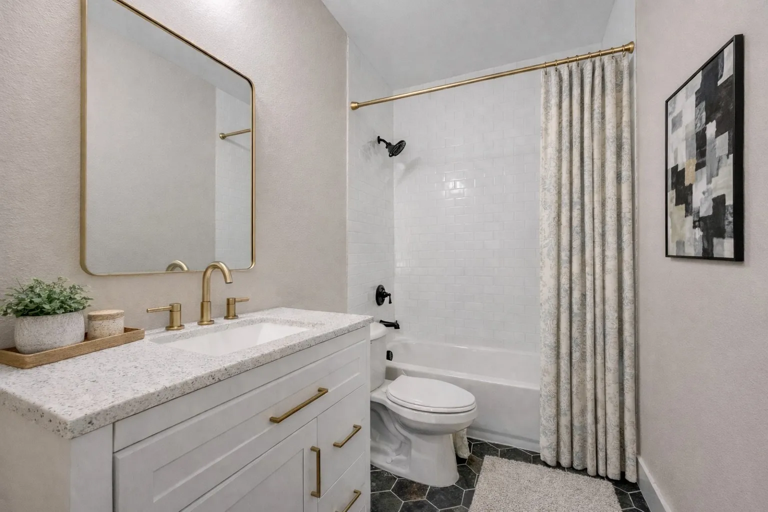 Hall Bath Virtual Staging
