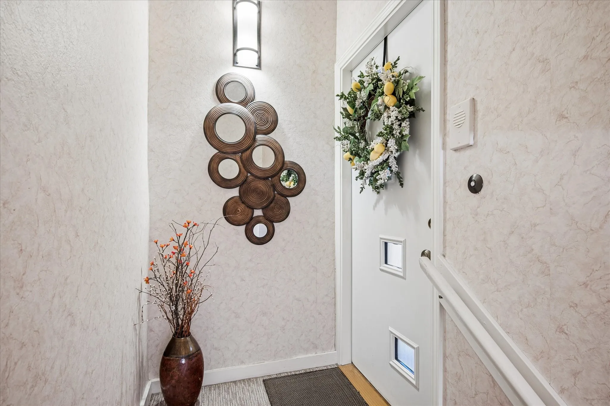 What a sophisticated entrance.