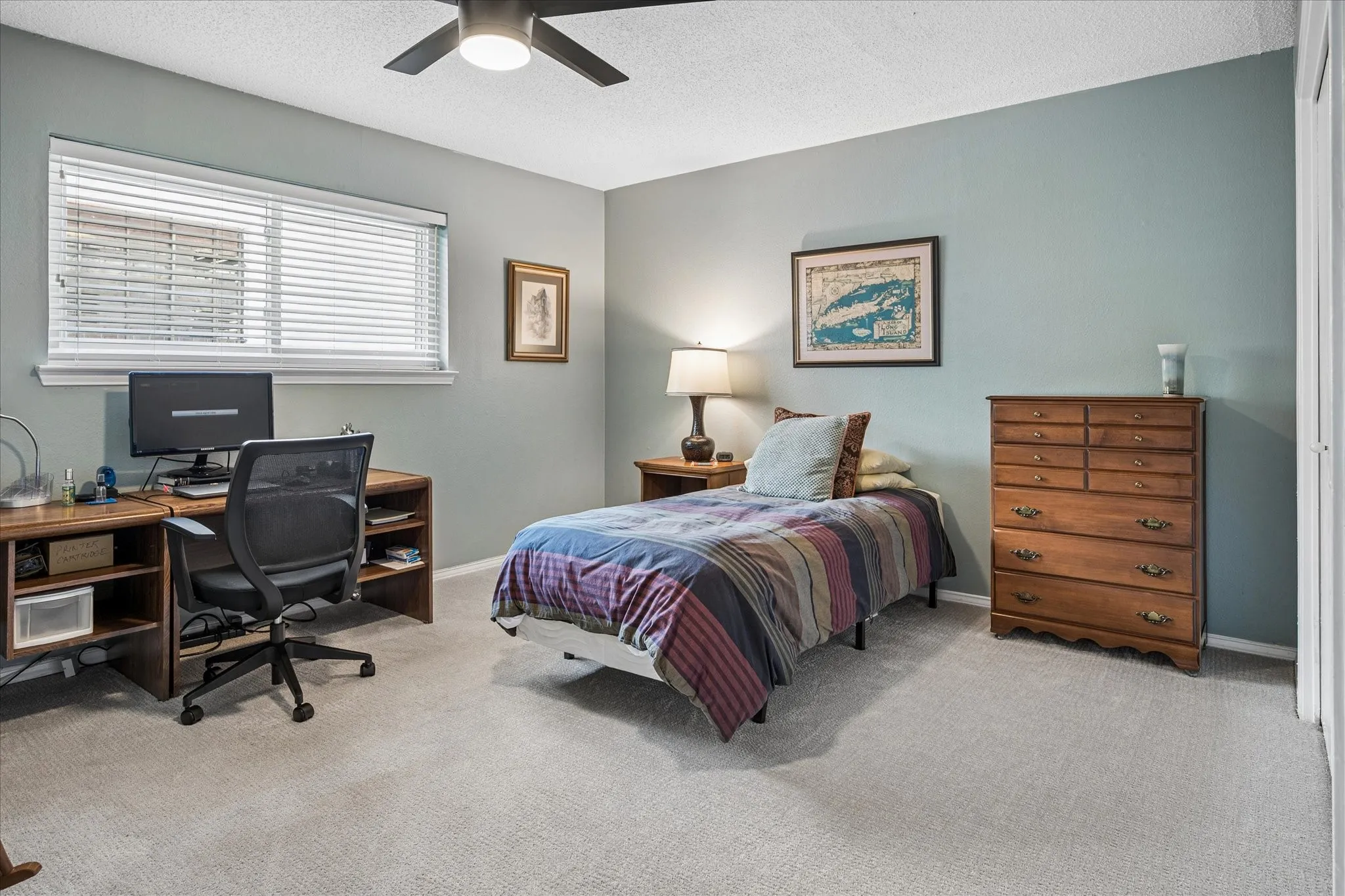 Second bedroom, of a very generous size.