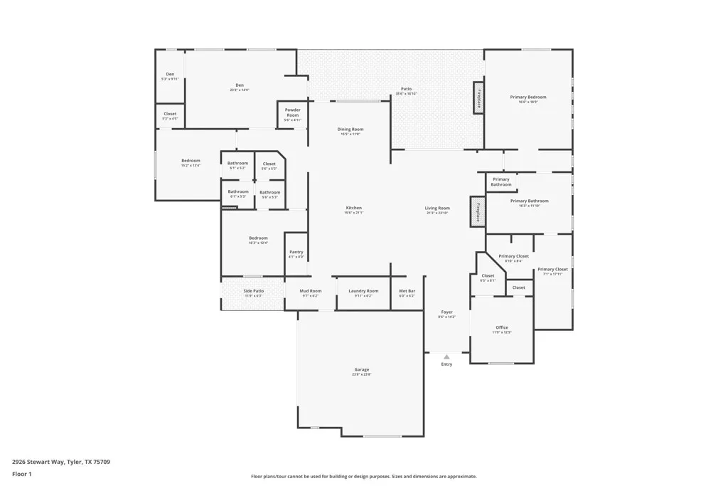 Single Family Residence For Sale in Smith County , 2926 Stewart Way, Tyler, Texas 75709, 3 Bedroom, 3 Bathroom, 3 Garage spaces, 3,615 Sqft, built in 2020, Preowned, mls#21235318, Real Estate Agent in Tyler, Homes For Sale in Smith county, Homes For Sale in Tyler, Realtor in Tyler Texas, Real Estate Brokerage Independent Realty Texas, Luminita Cordes Realtor