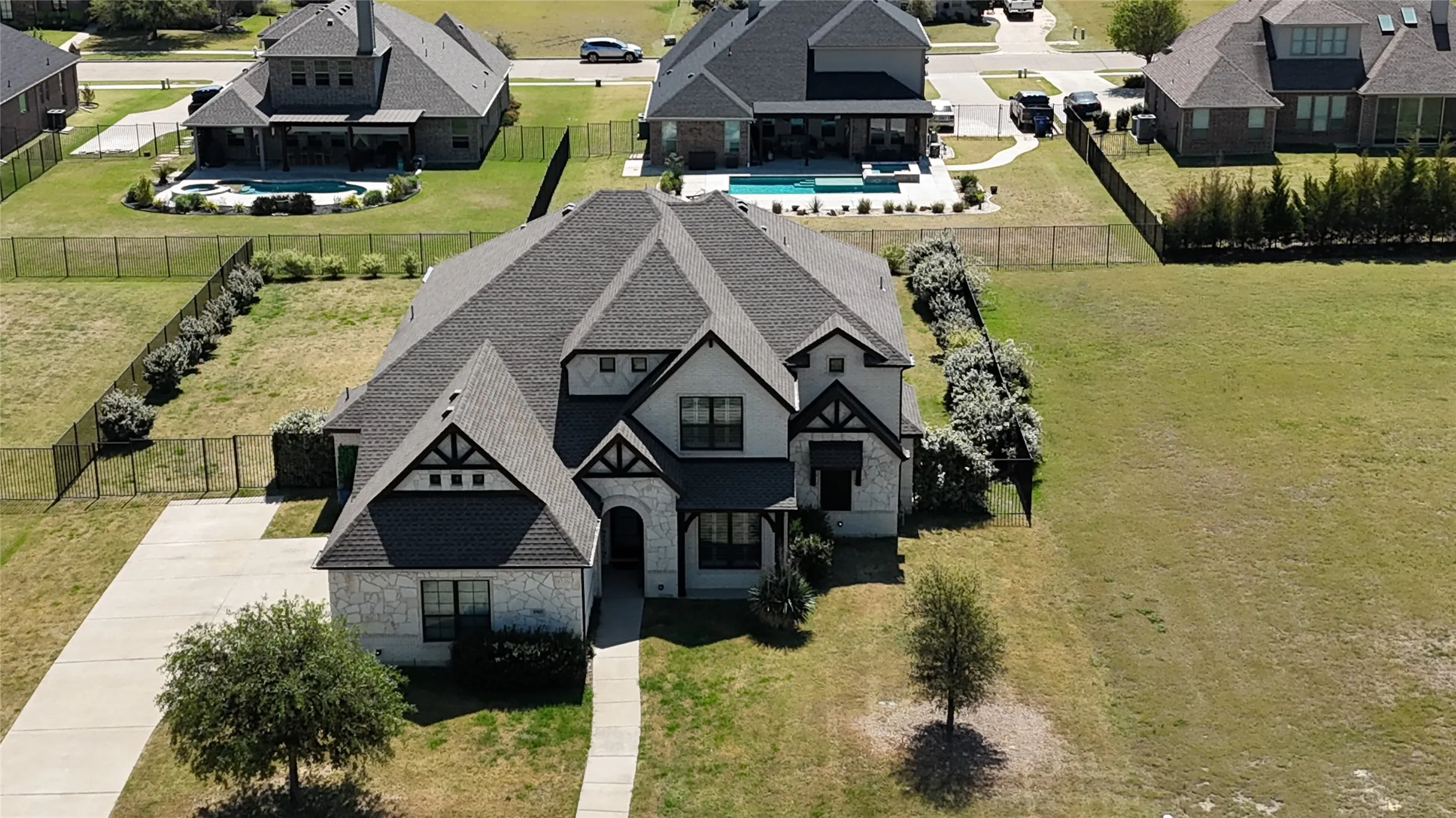 Aerial View of Front Elevation