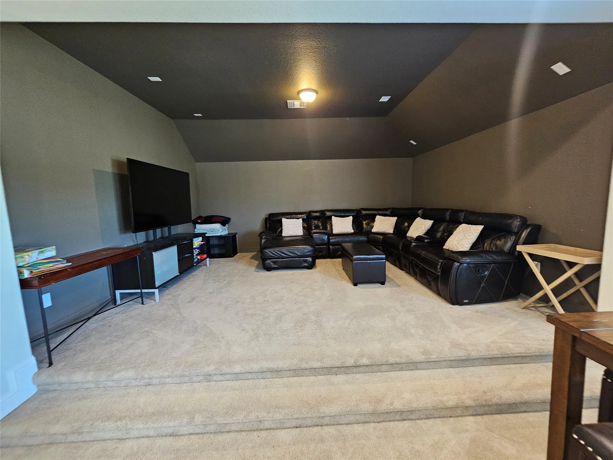 Spacious Dedicated Media Room