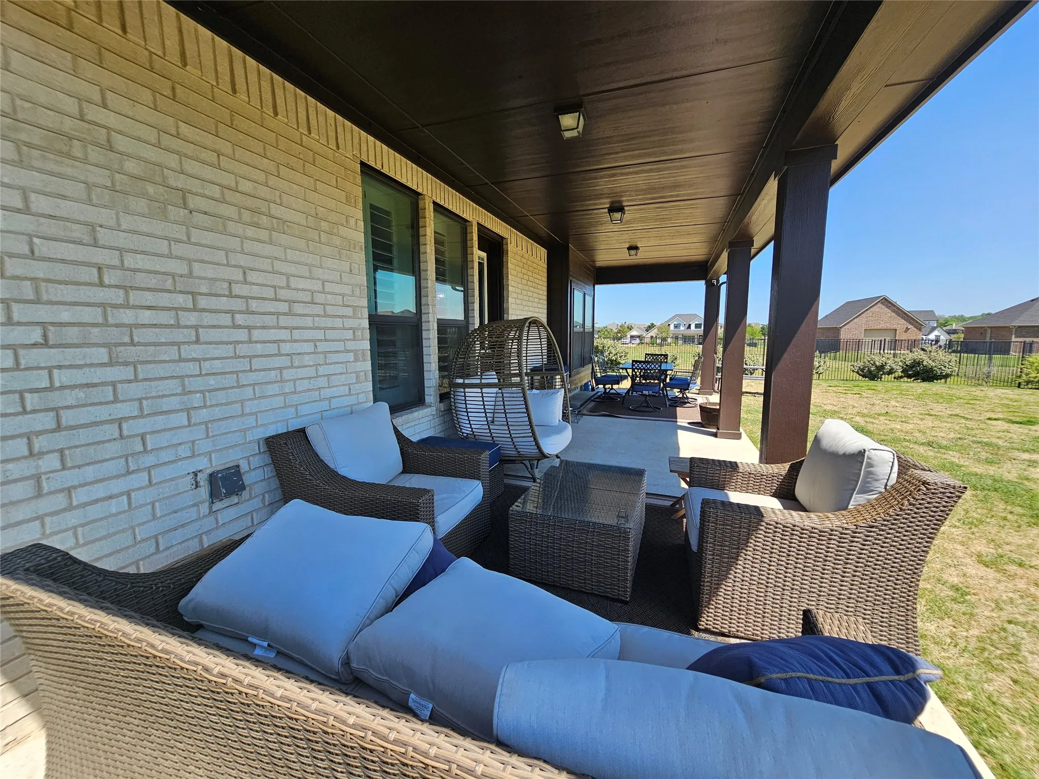 Covered Out Door Living Patio