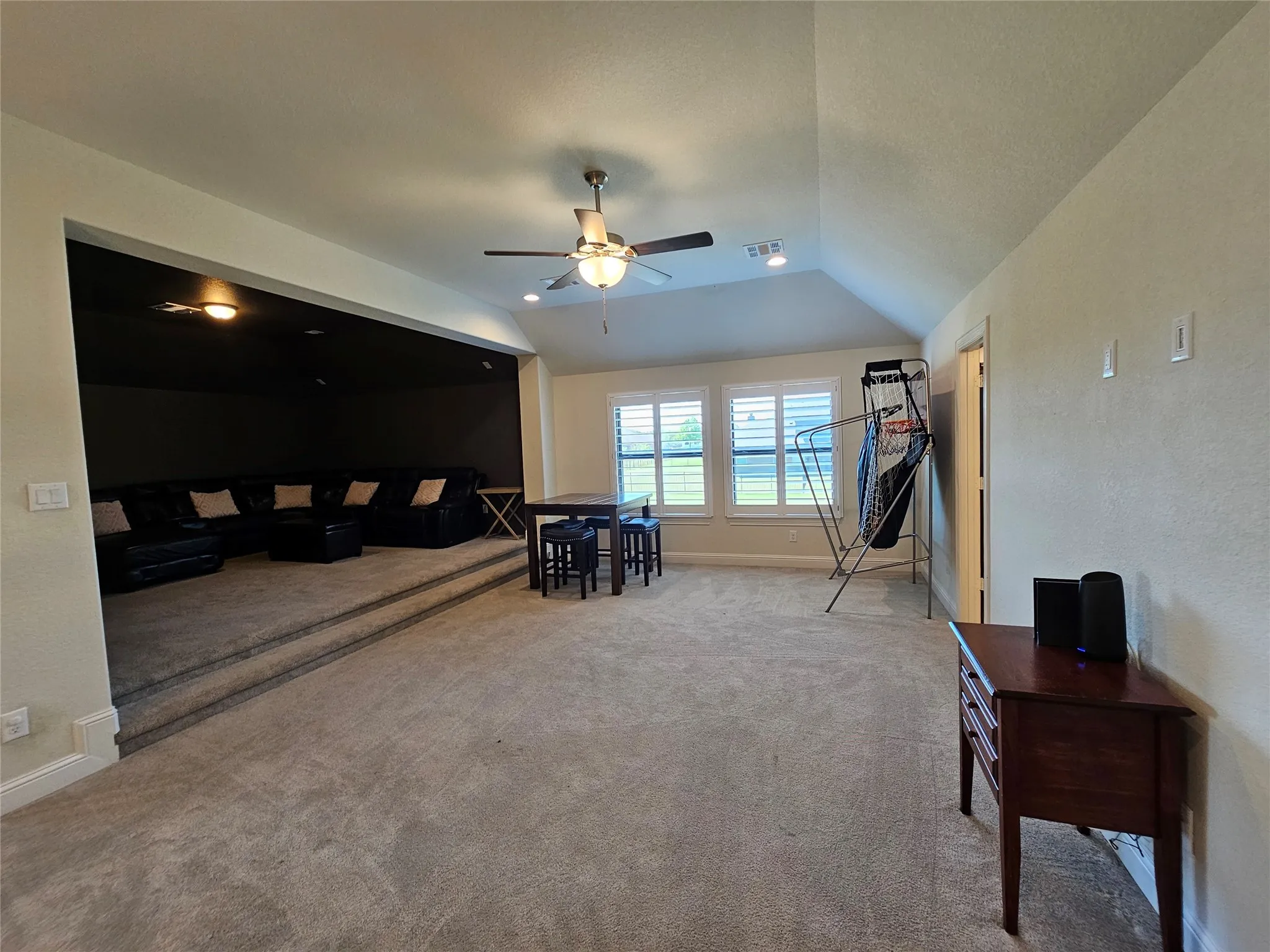 Spacious Open Gameroom