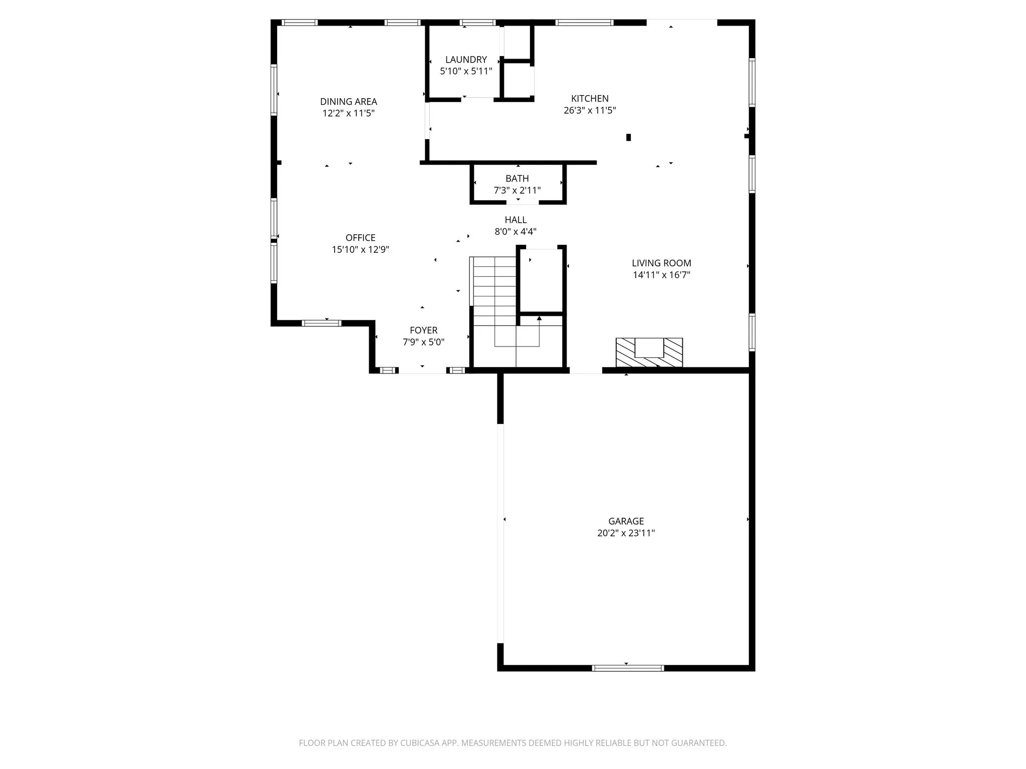 View of room layout
