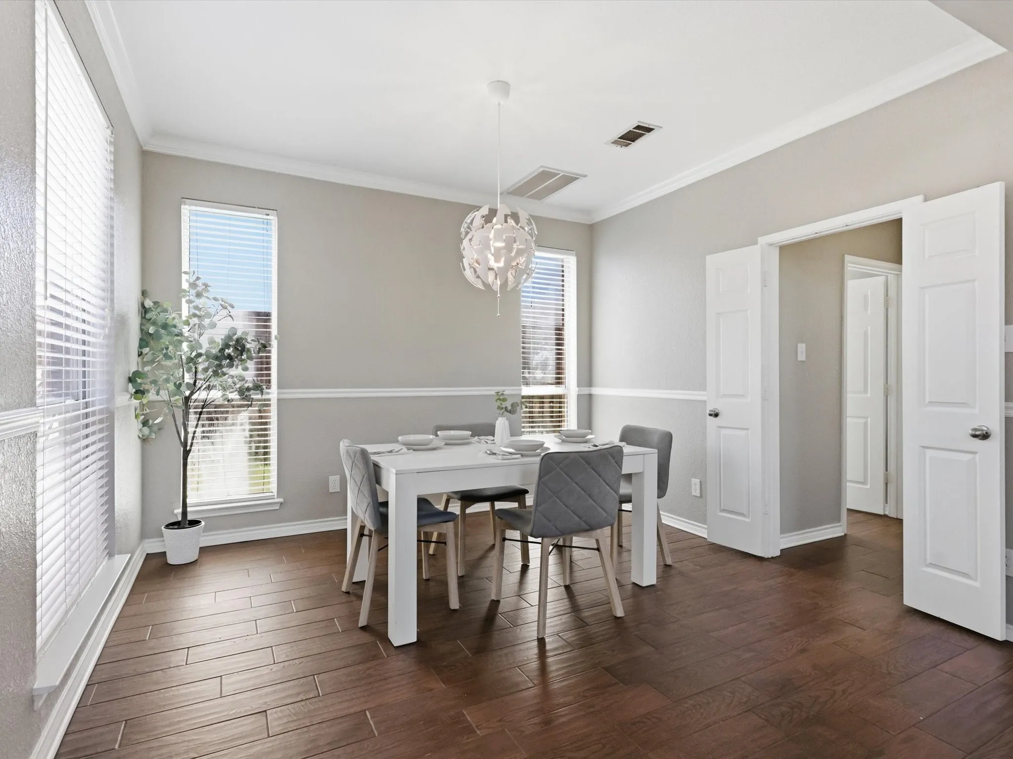 Formal Dining Space just off the kitchen