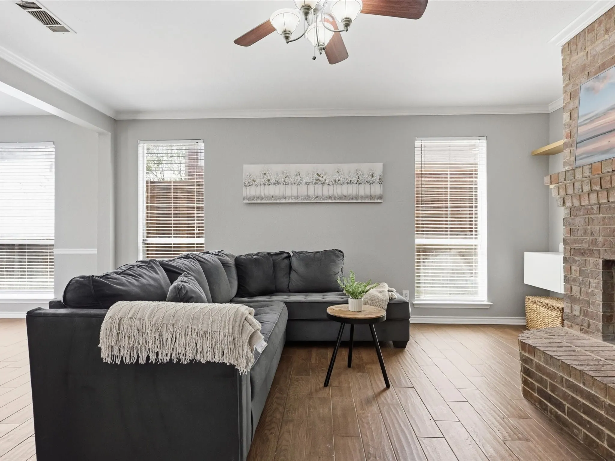 Family Room where all the entertaining occurs.