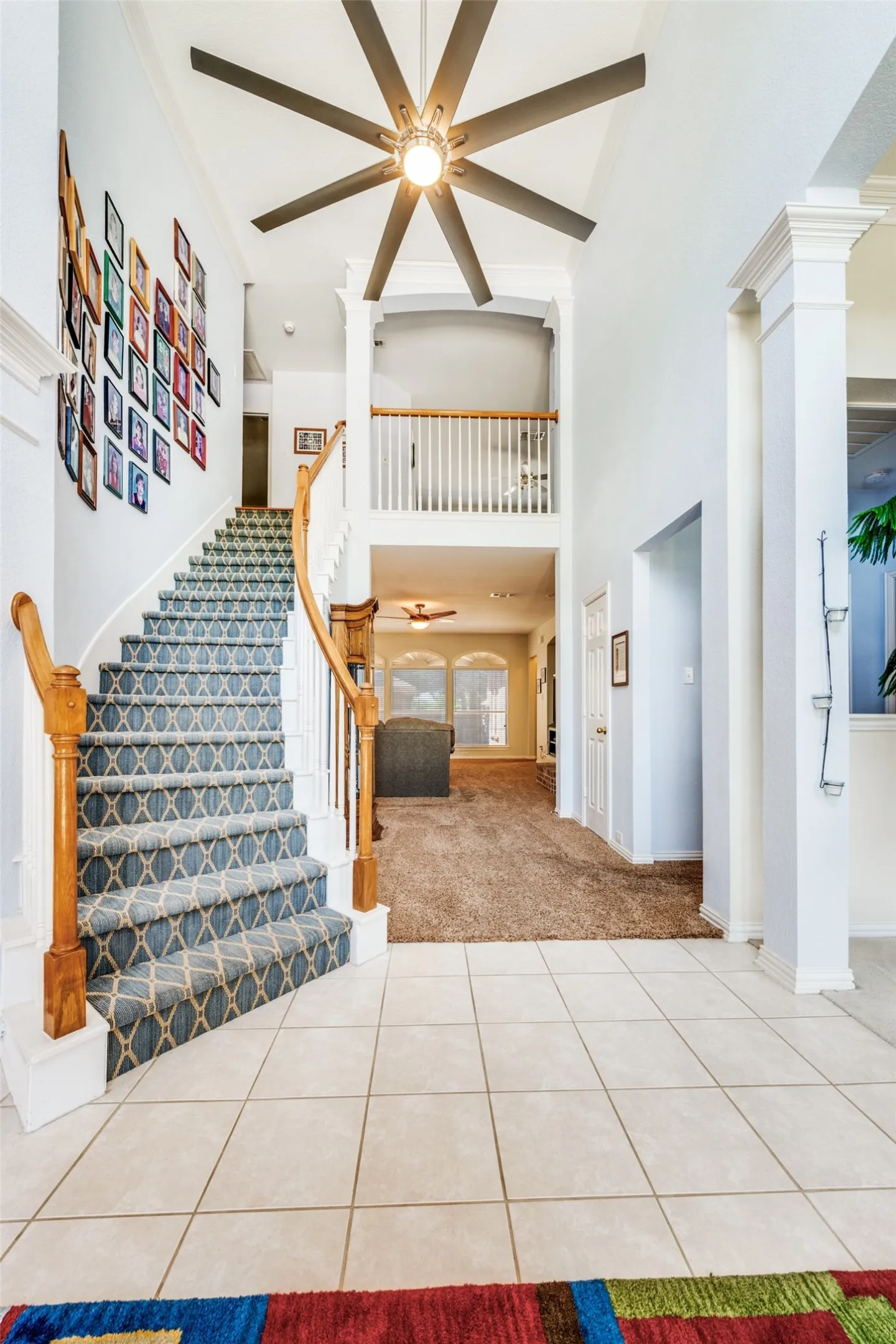 Grand Entry invites family and friends into this one owner, well maintained home!