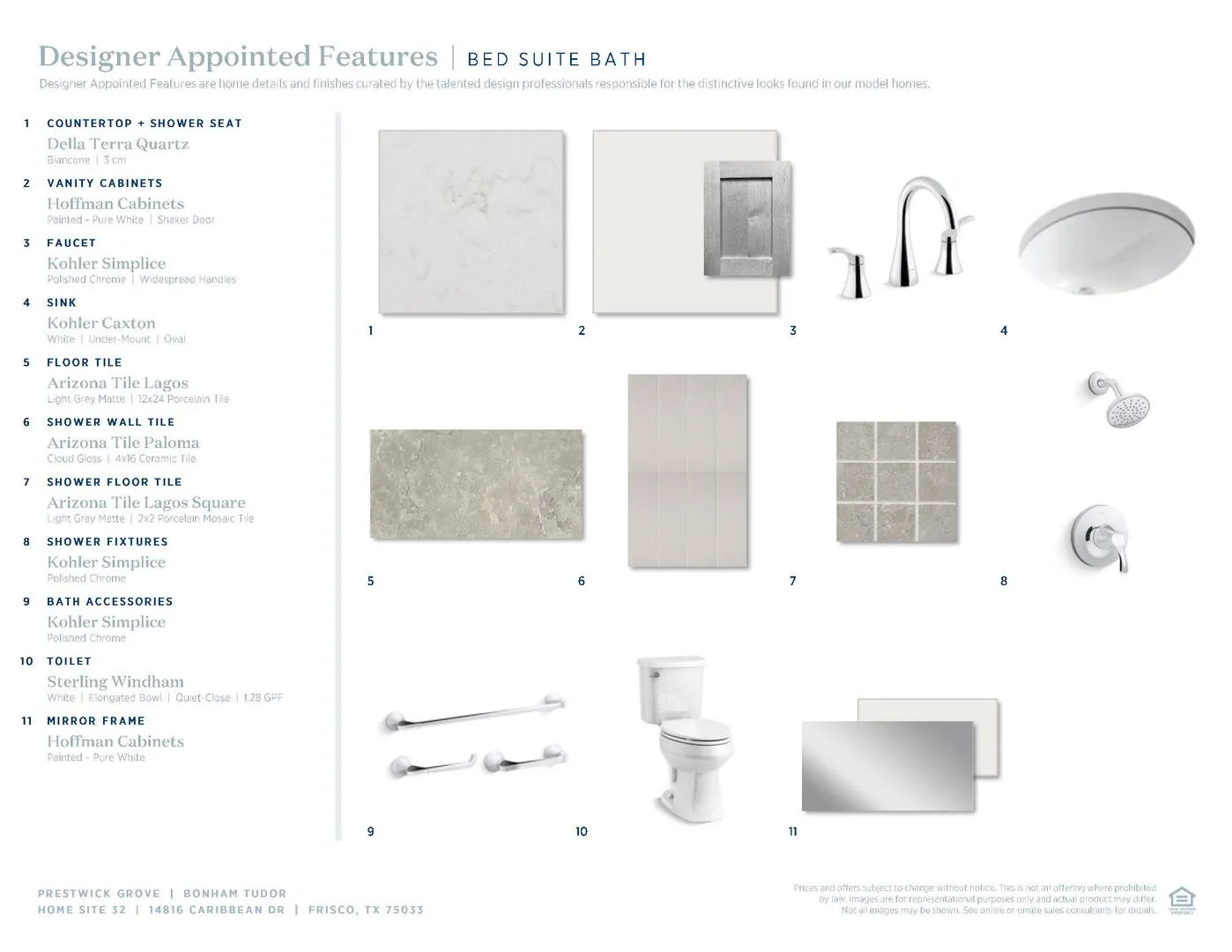 Bonham  Tudor-Bed Suite Bath Selections