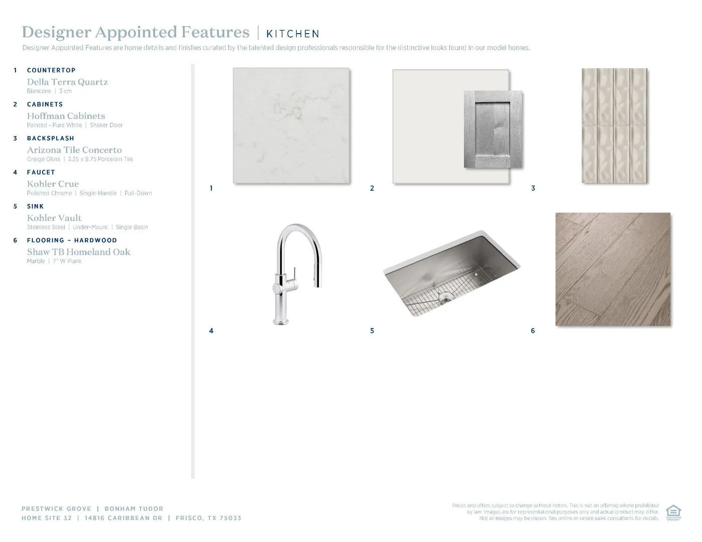 Bonham  Tudor-Kitchen Selections