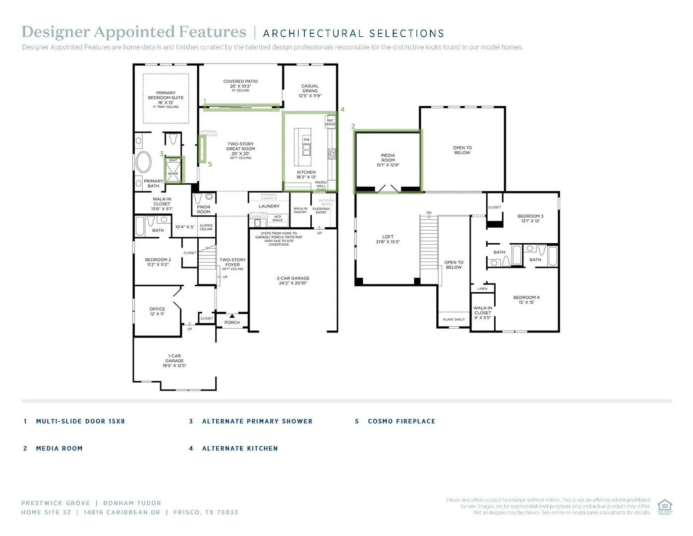 Bonham  Tudor-Floor Plan