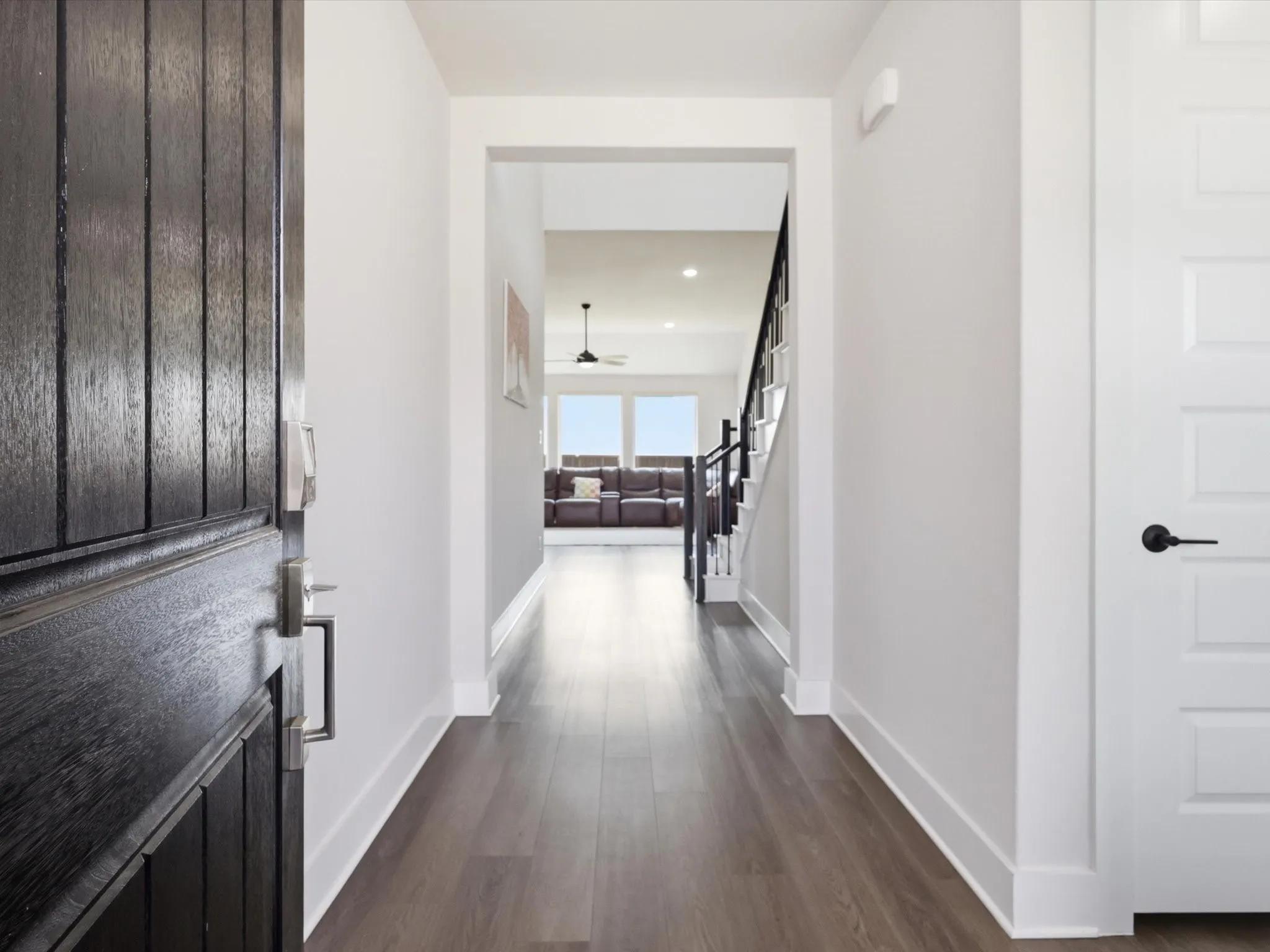 Stunning entry with Multi Generational Suite with full bathroom on the right