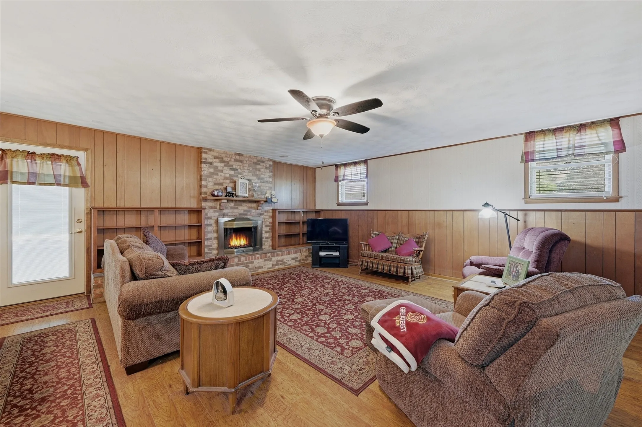 View of Family Room from Dining Area