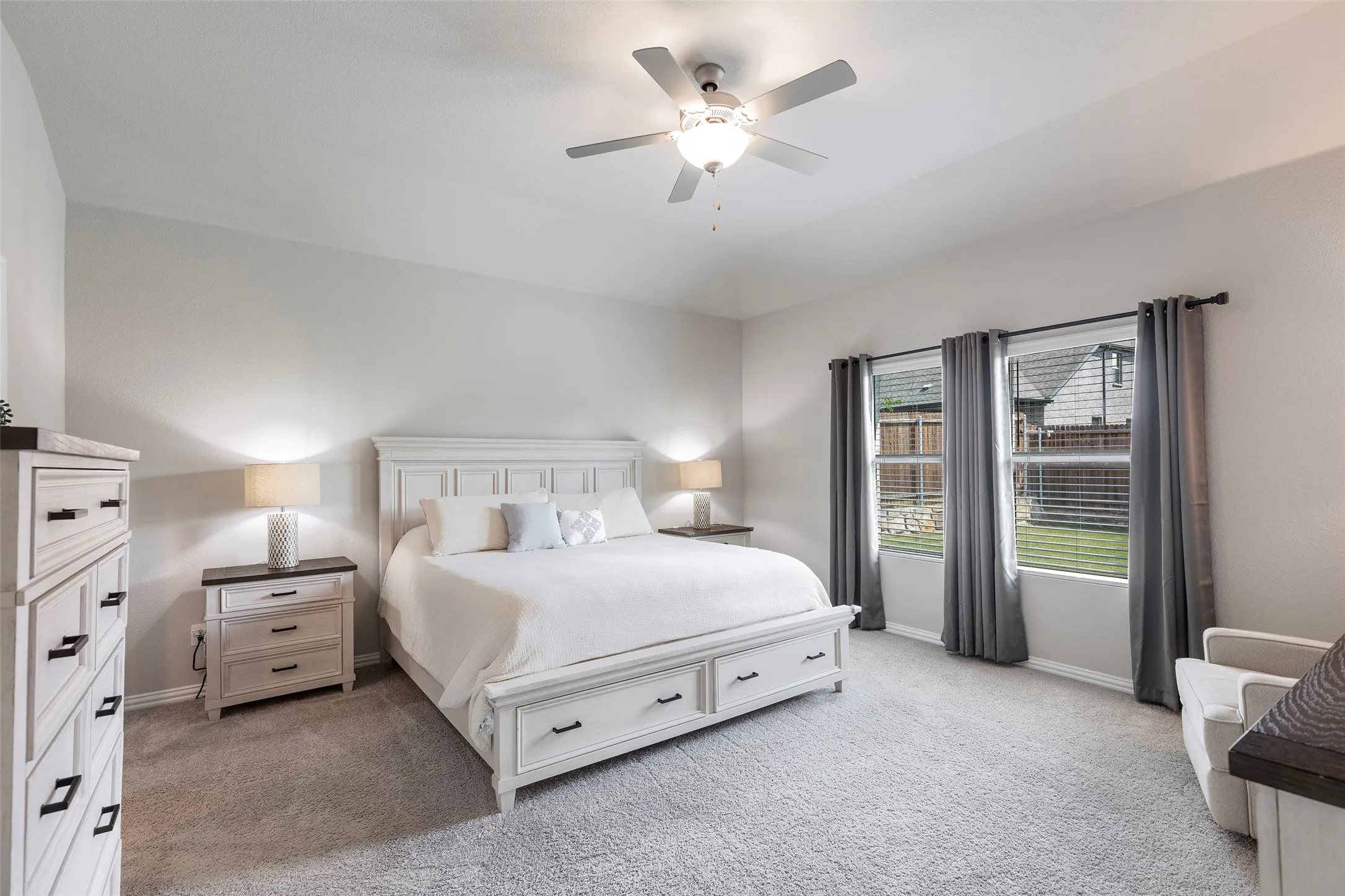 Private first-floor retreat with generous proportions.