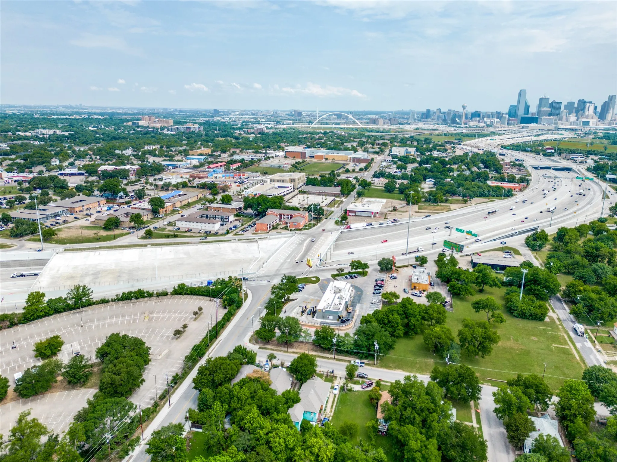 view towards downtown Dallas