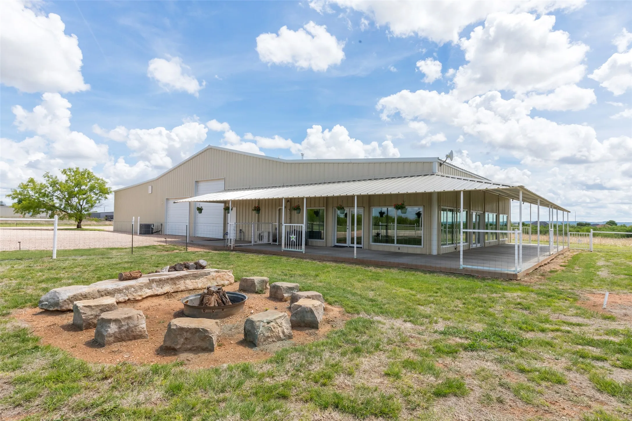 Workshop with an Outdoor Fire Pit perfect for S'mores, Music around the fire, and more