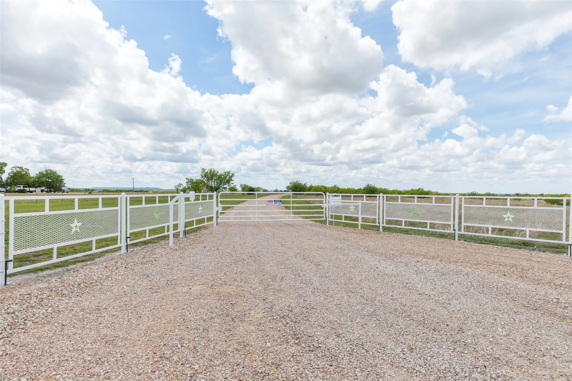 Security gate with access code that automatically opens and closes