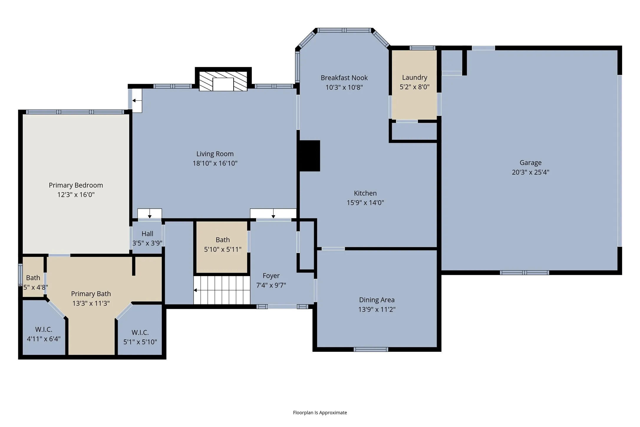 View of room layout