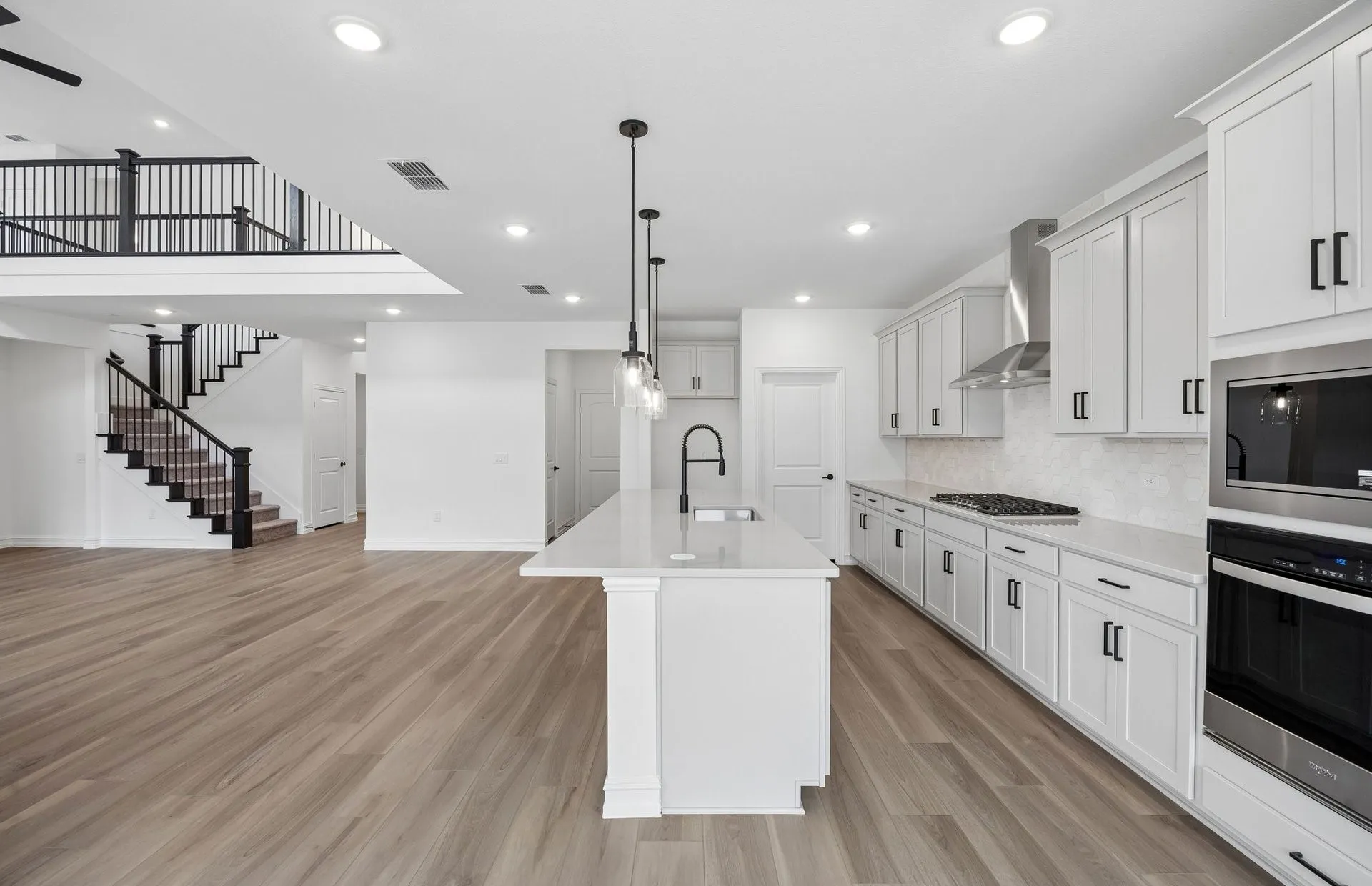 Abundant cabinet space available in kitchen