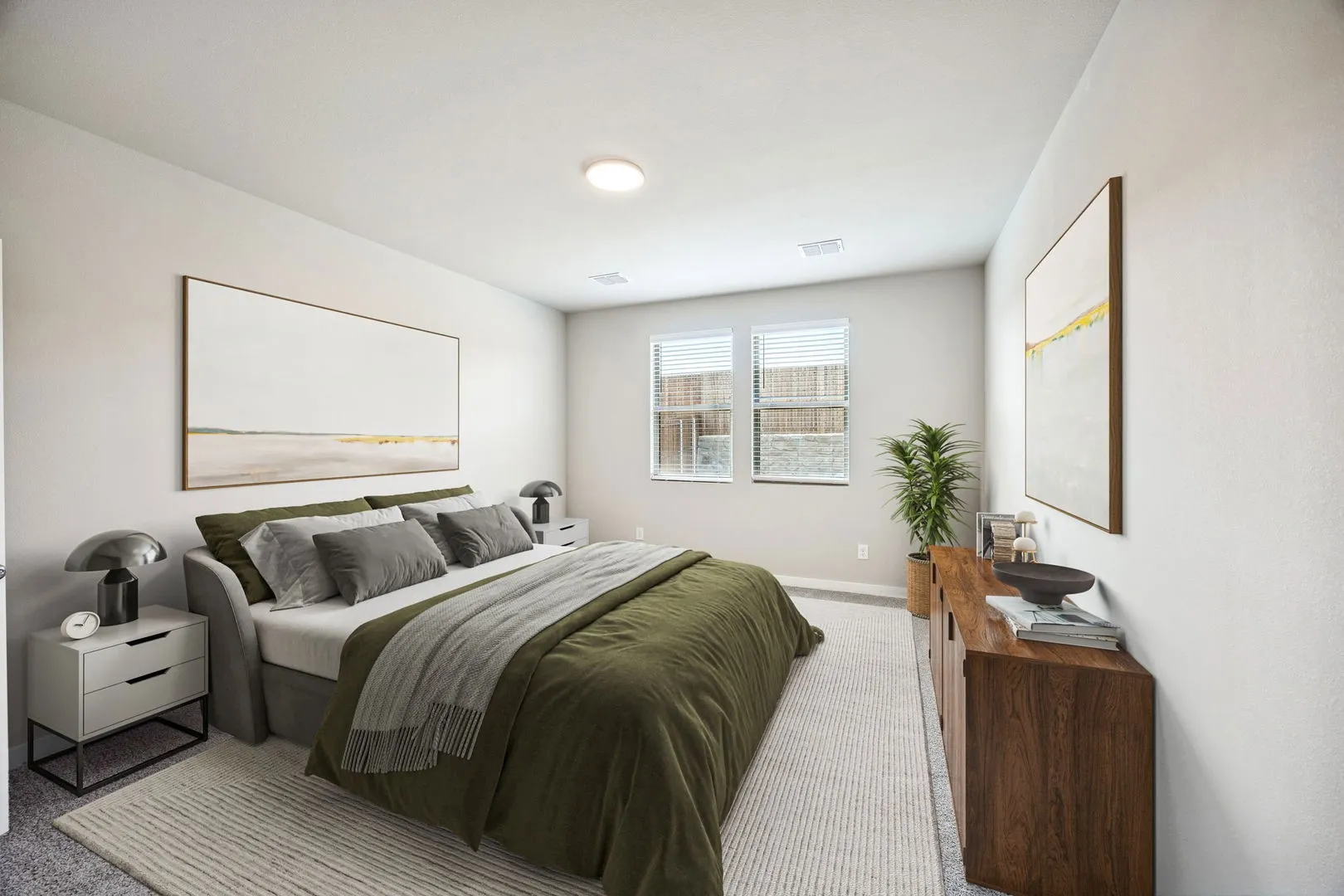 Primary Suite in the Willow home plan by Trophy Signature Homes – REPRESENTATIVE PHOTO