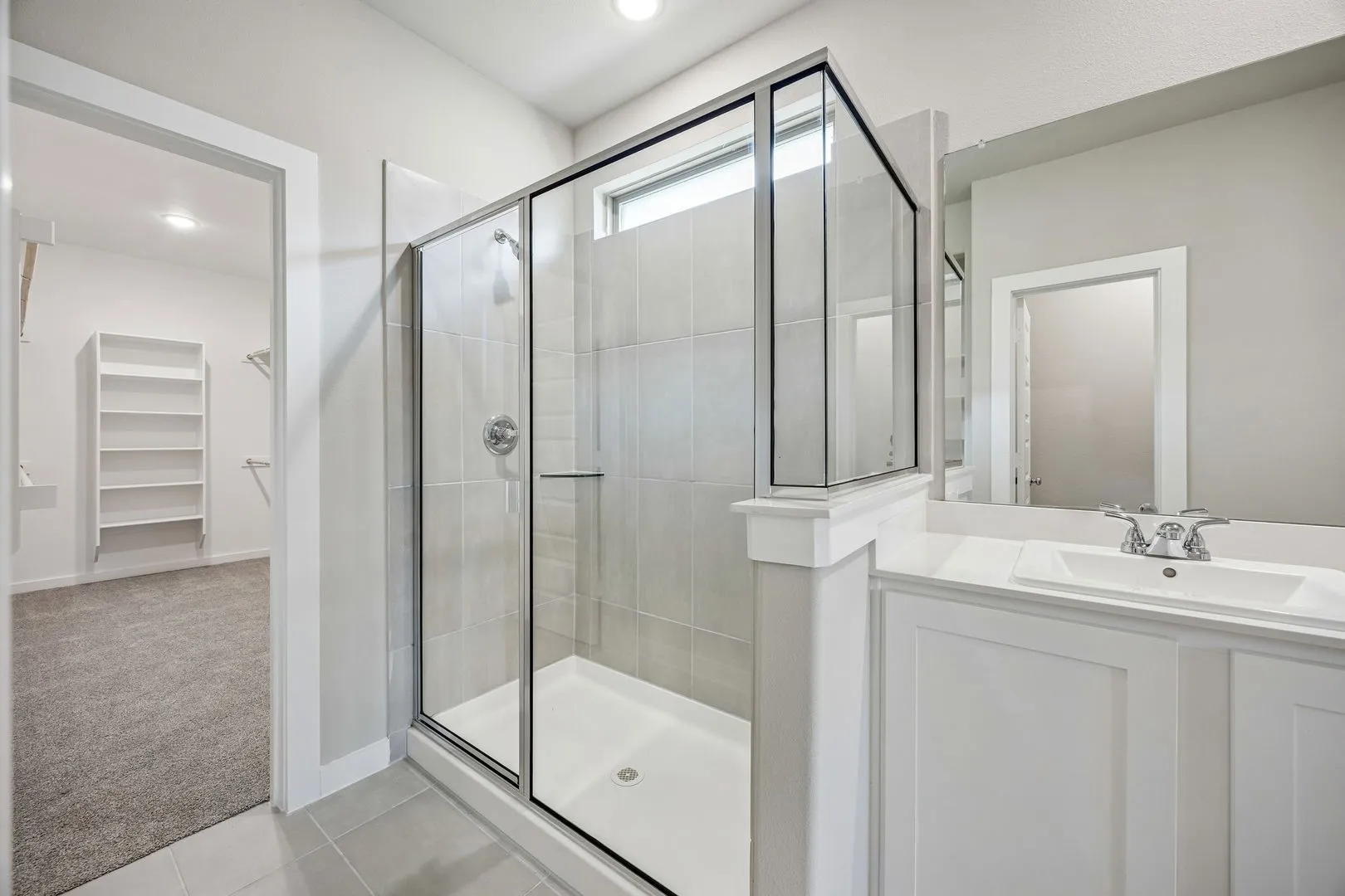 Primary Bathroom in the Willow home plan by Trophy Signature Homes – REPRESENTATIVE PHOTO