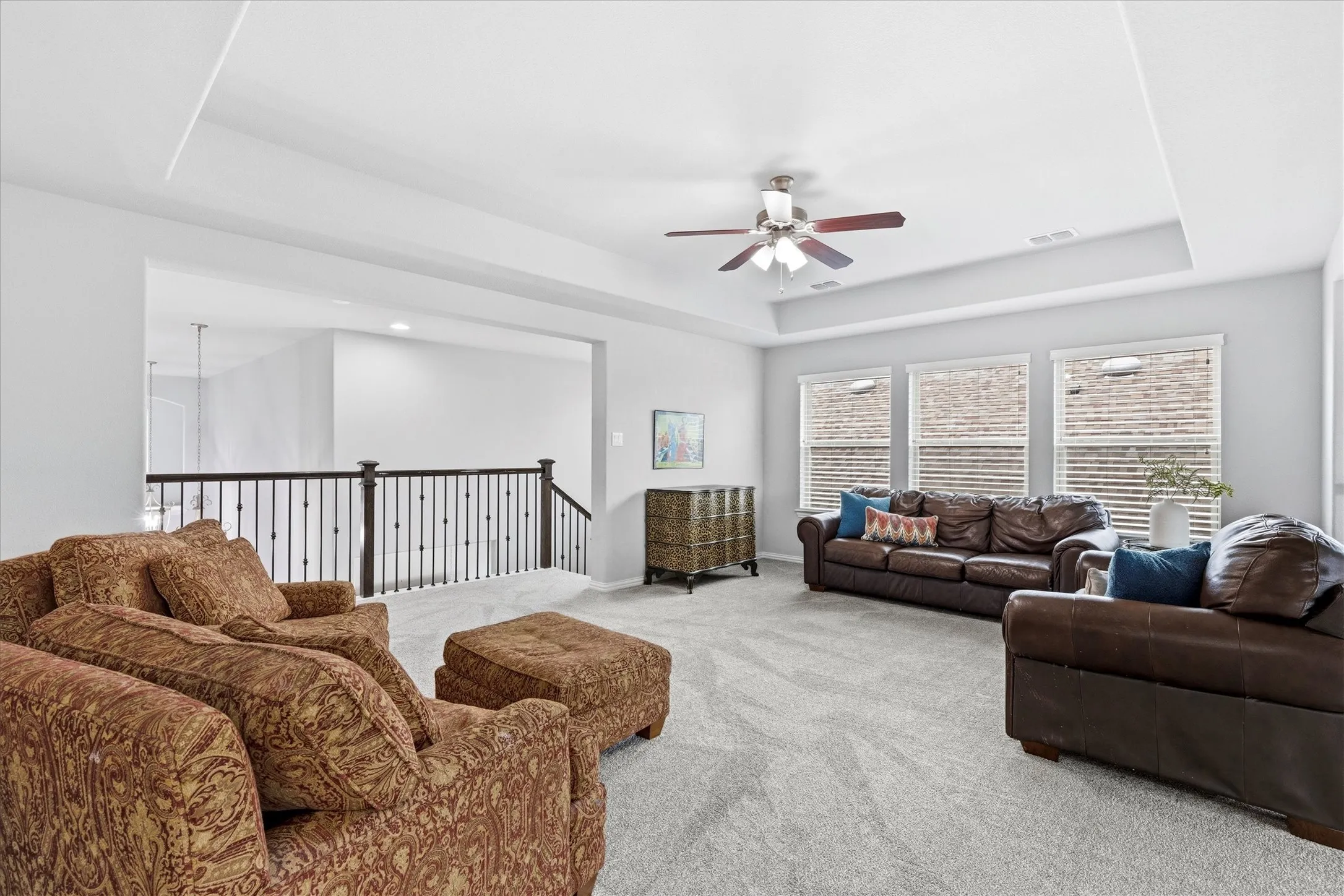 Upstairs game room