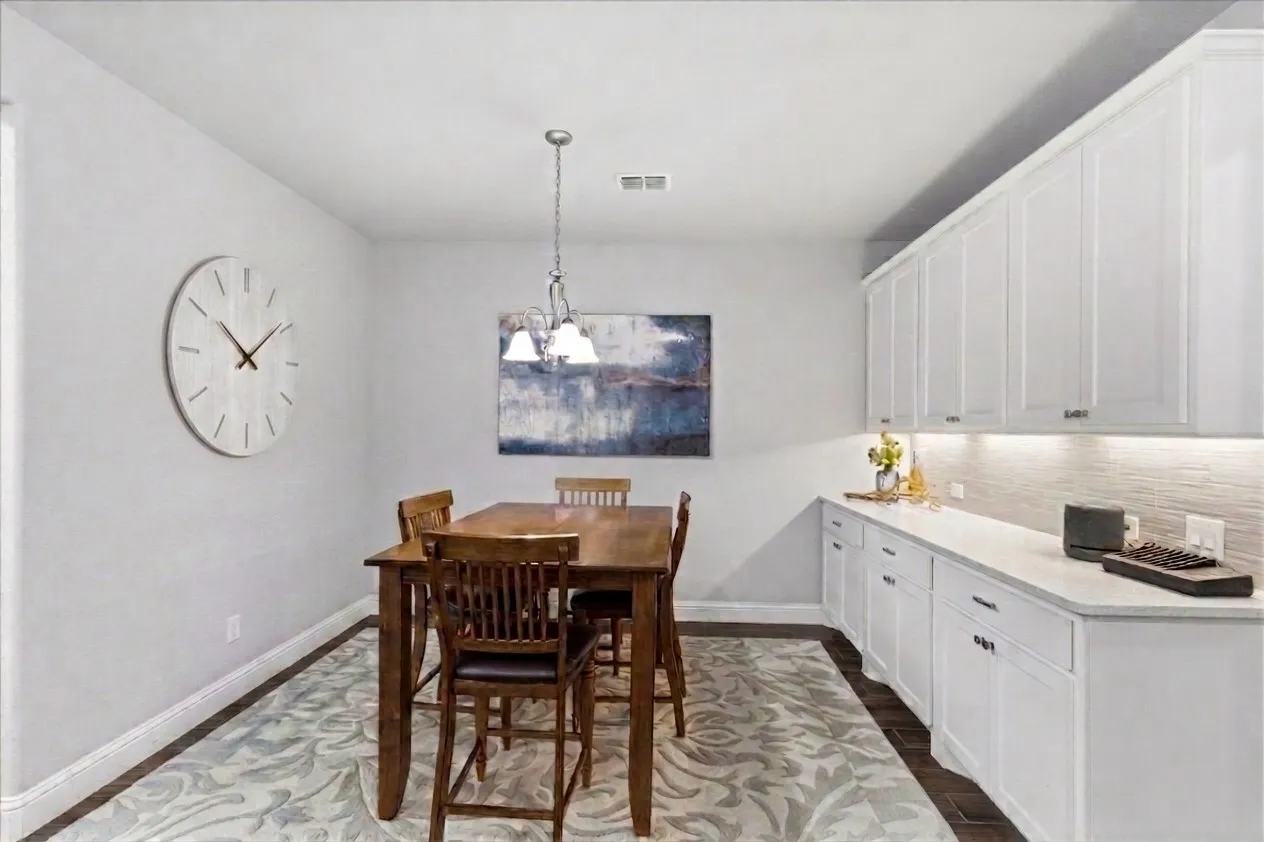 casual dining space