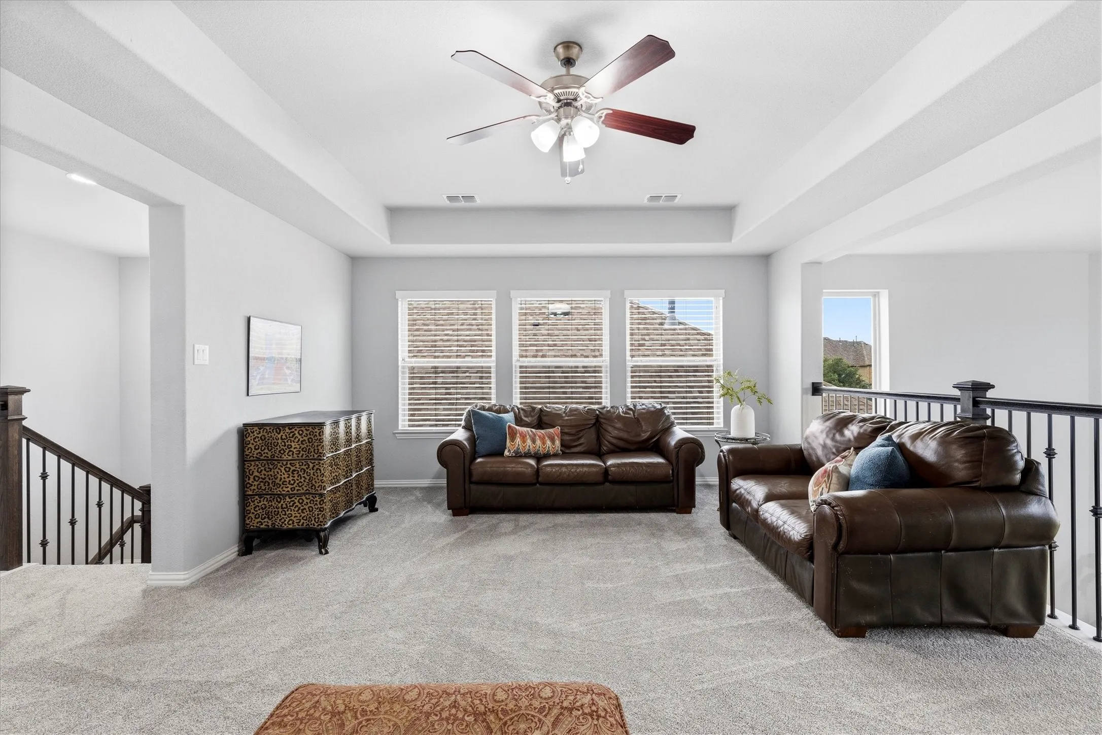 Upstairs game room