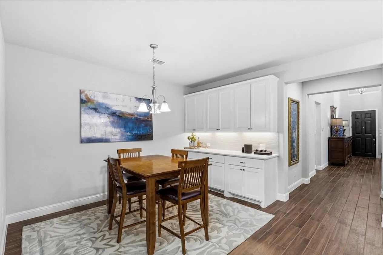 casual dining space