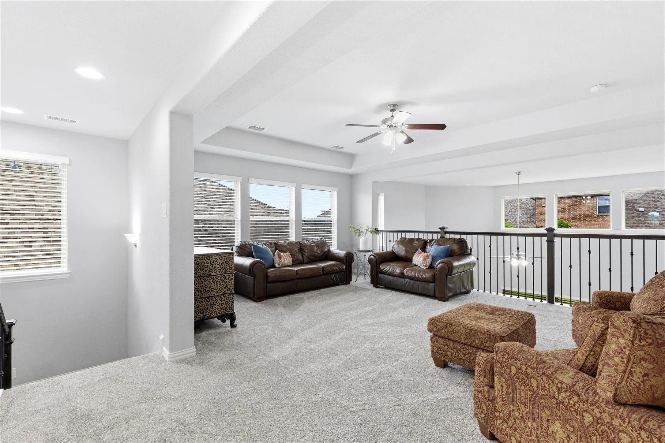 Upstairs game room