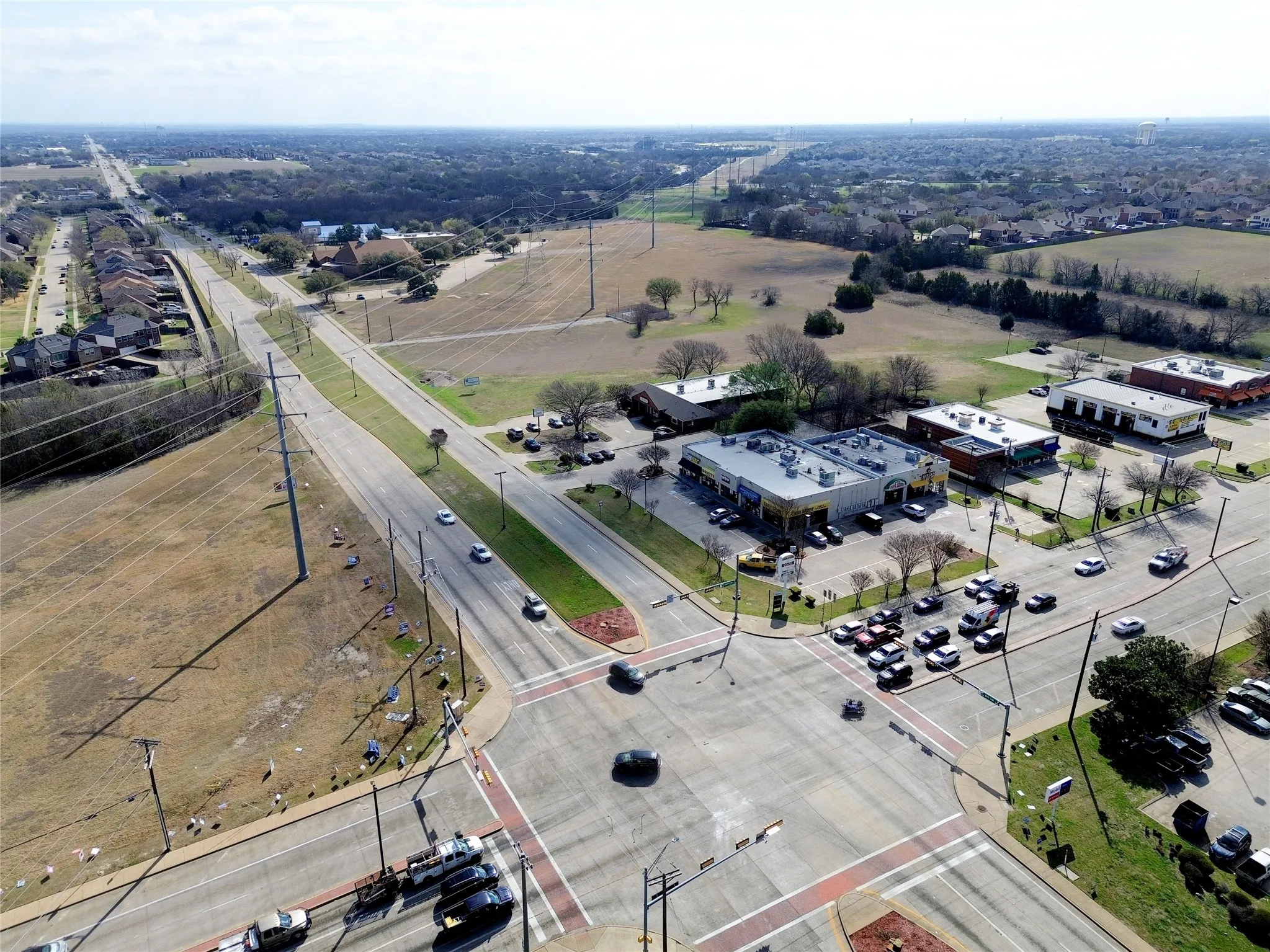 One Block from main Intersection