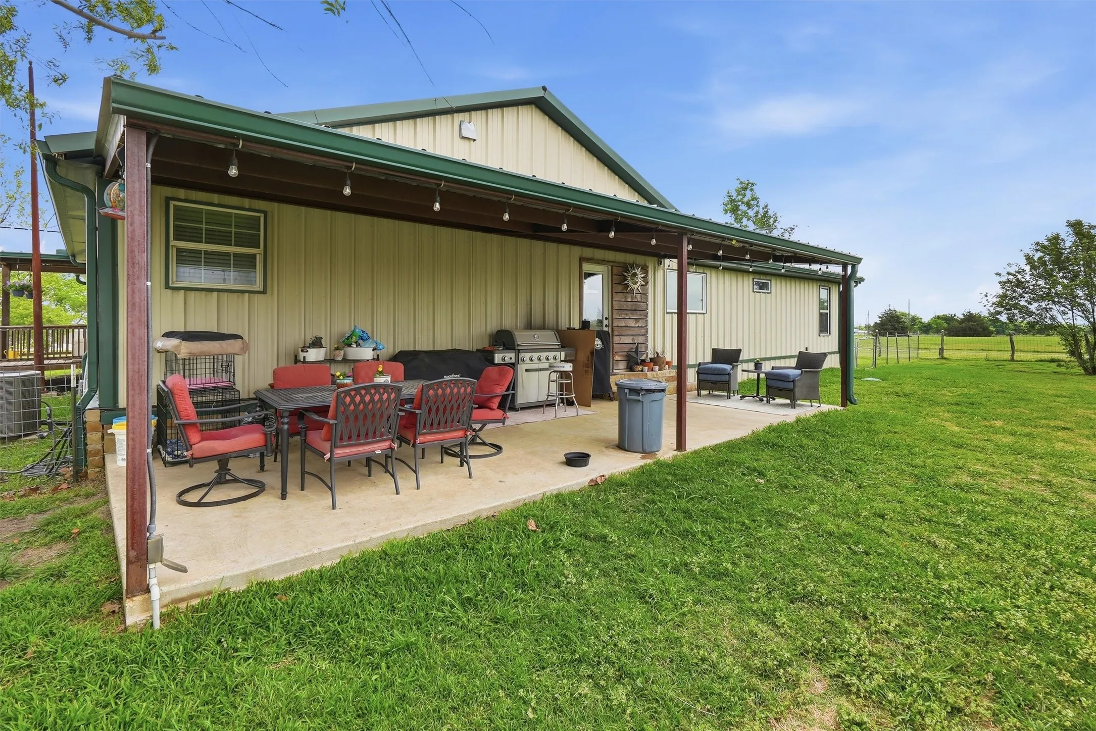 Large Covered Back Patio