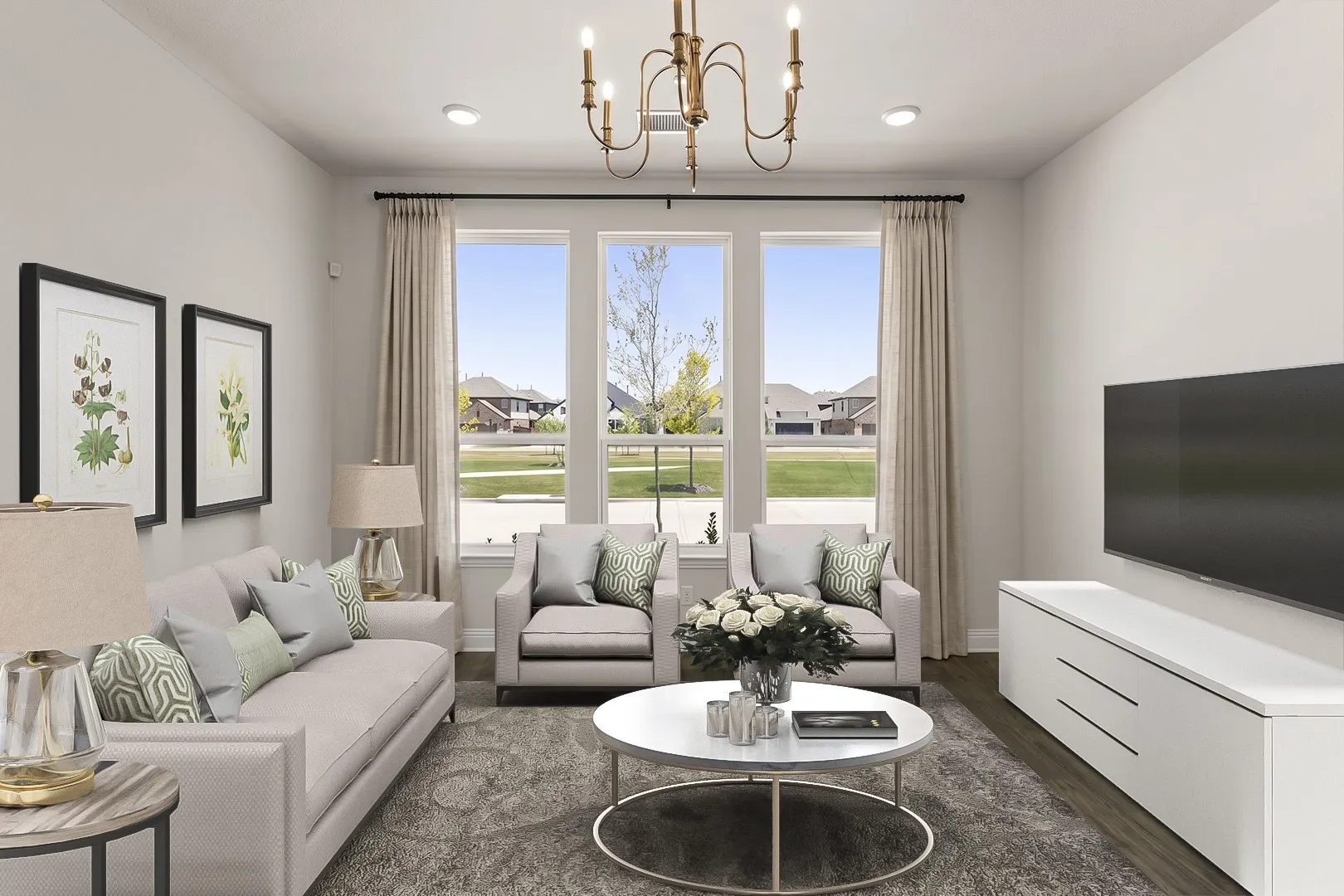 4437 Flowerpot Drive_Family Room 1 Virtually Staged