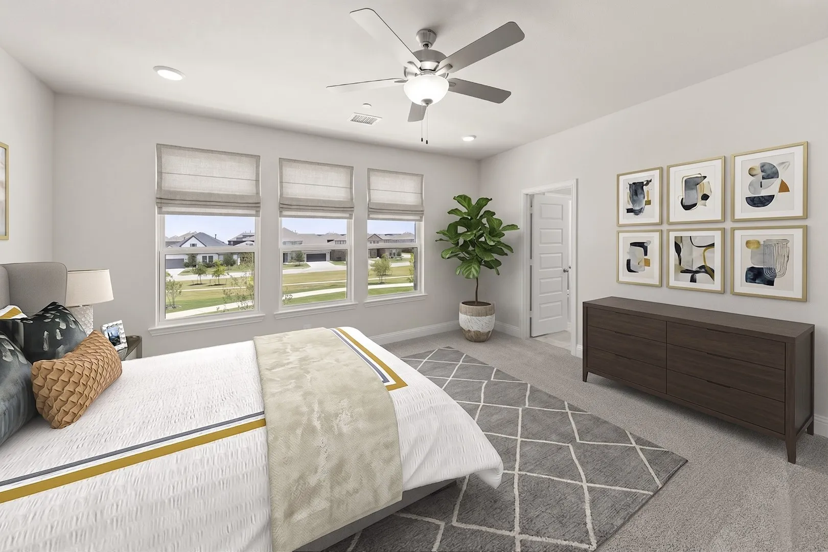 4437 Flowerpot Drive_Primary Bedroom 1 Virtually Staged
