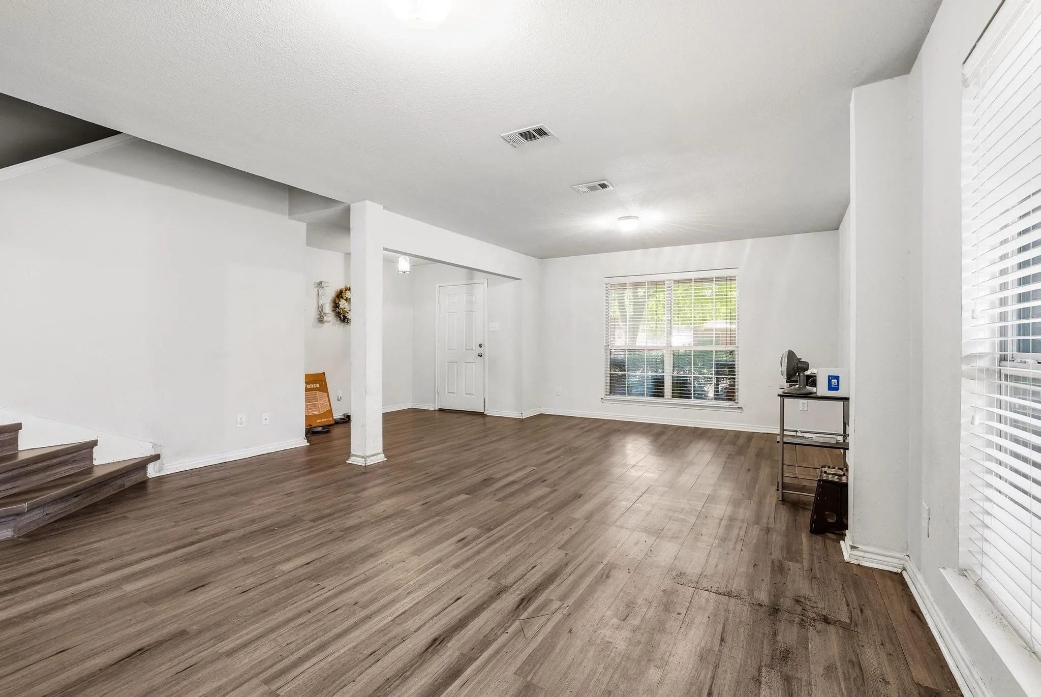 Living area with second dining area.