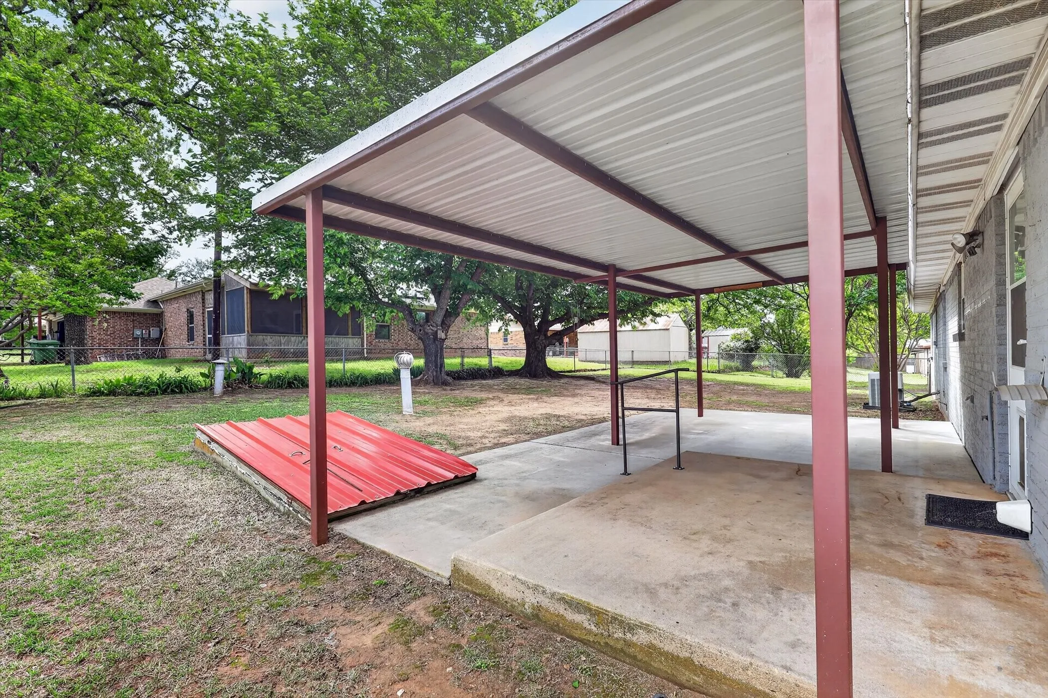 Covered Back Porch